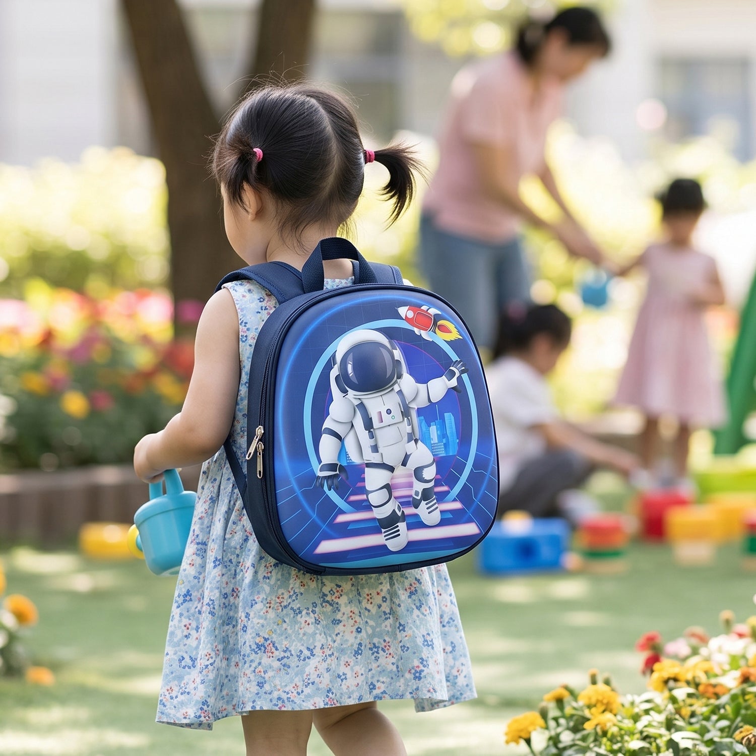 Kids backpack adjustable strap view