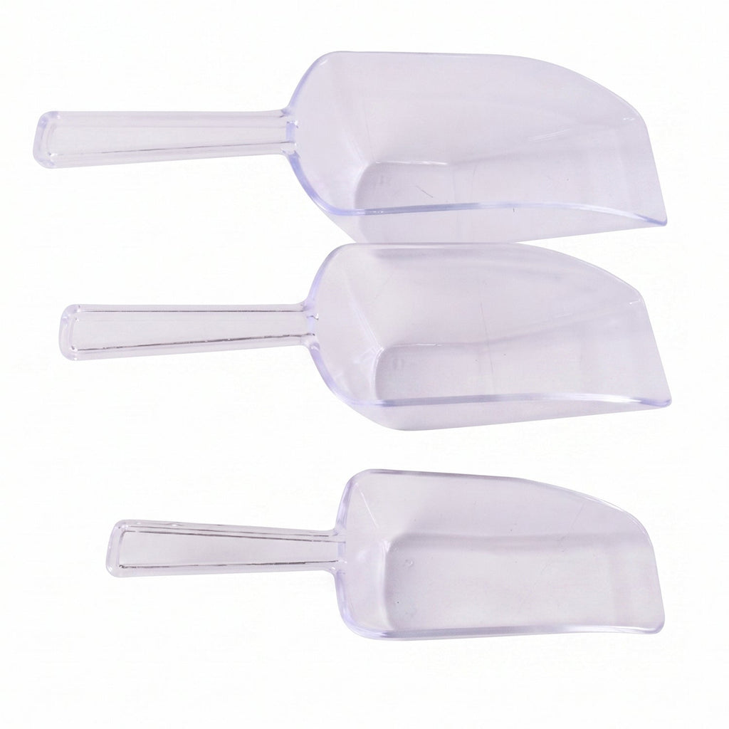 Multipurpose kitchen scoops for grains, powders and pet food