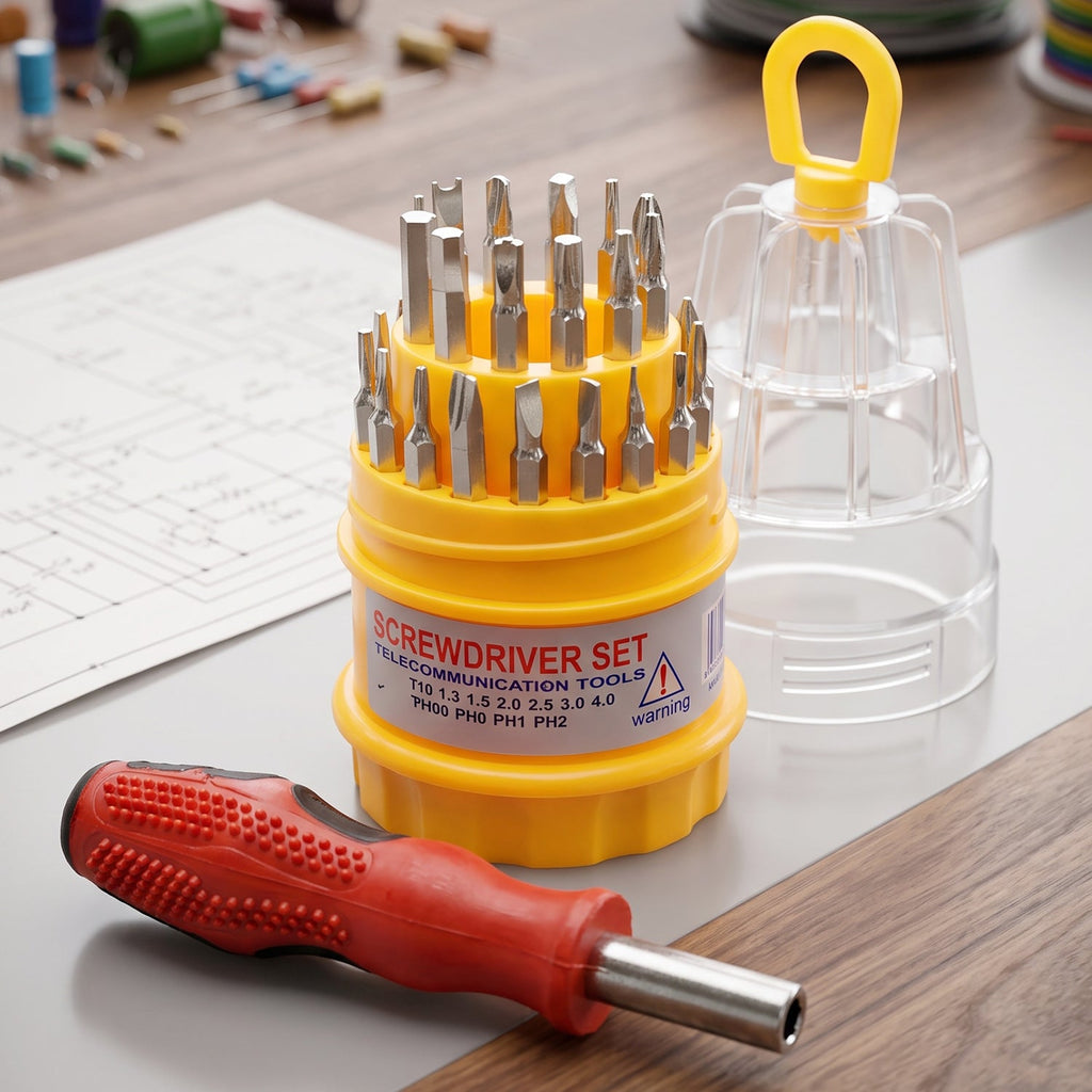 Portable precision repair kit with case for home use