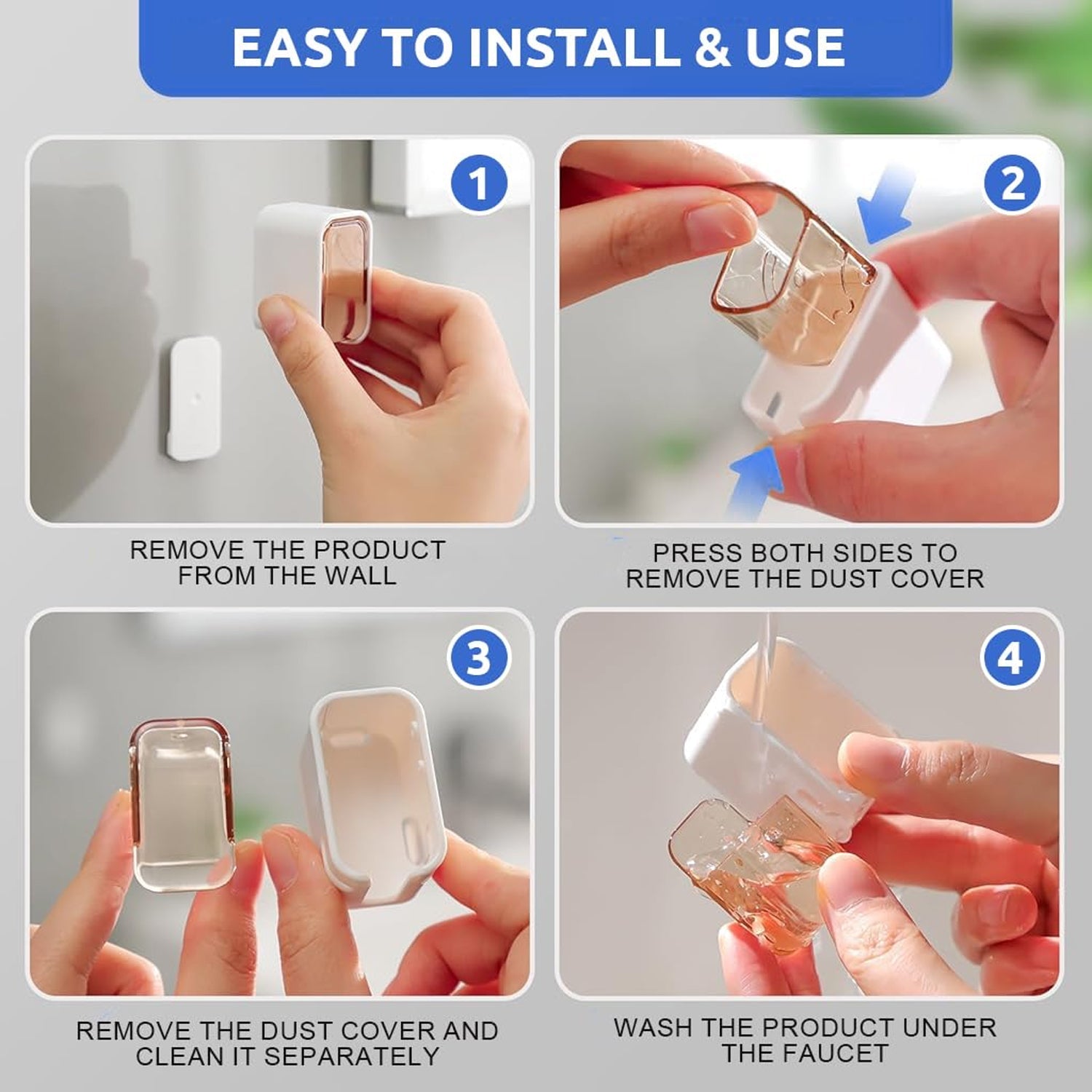 Toothbrush holder white bg
