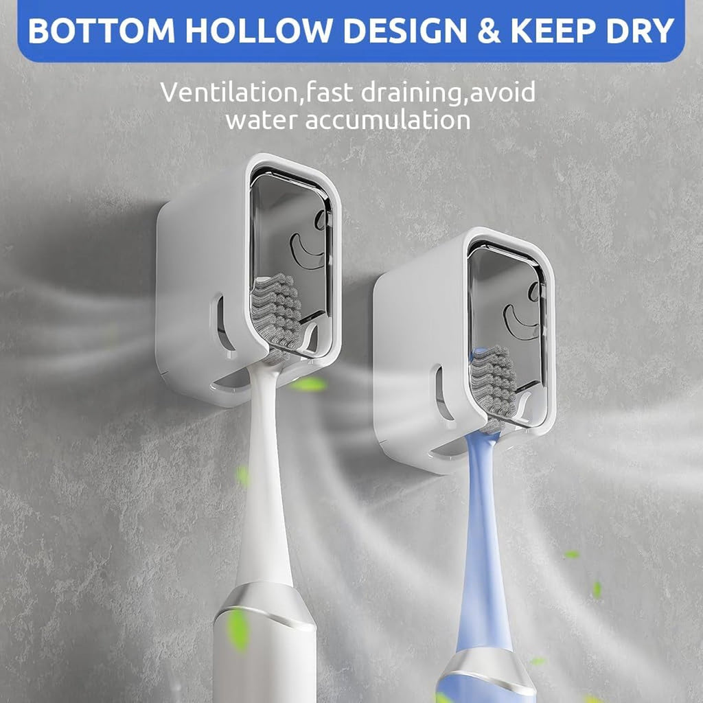 Toothbrush holder feature view