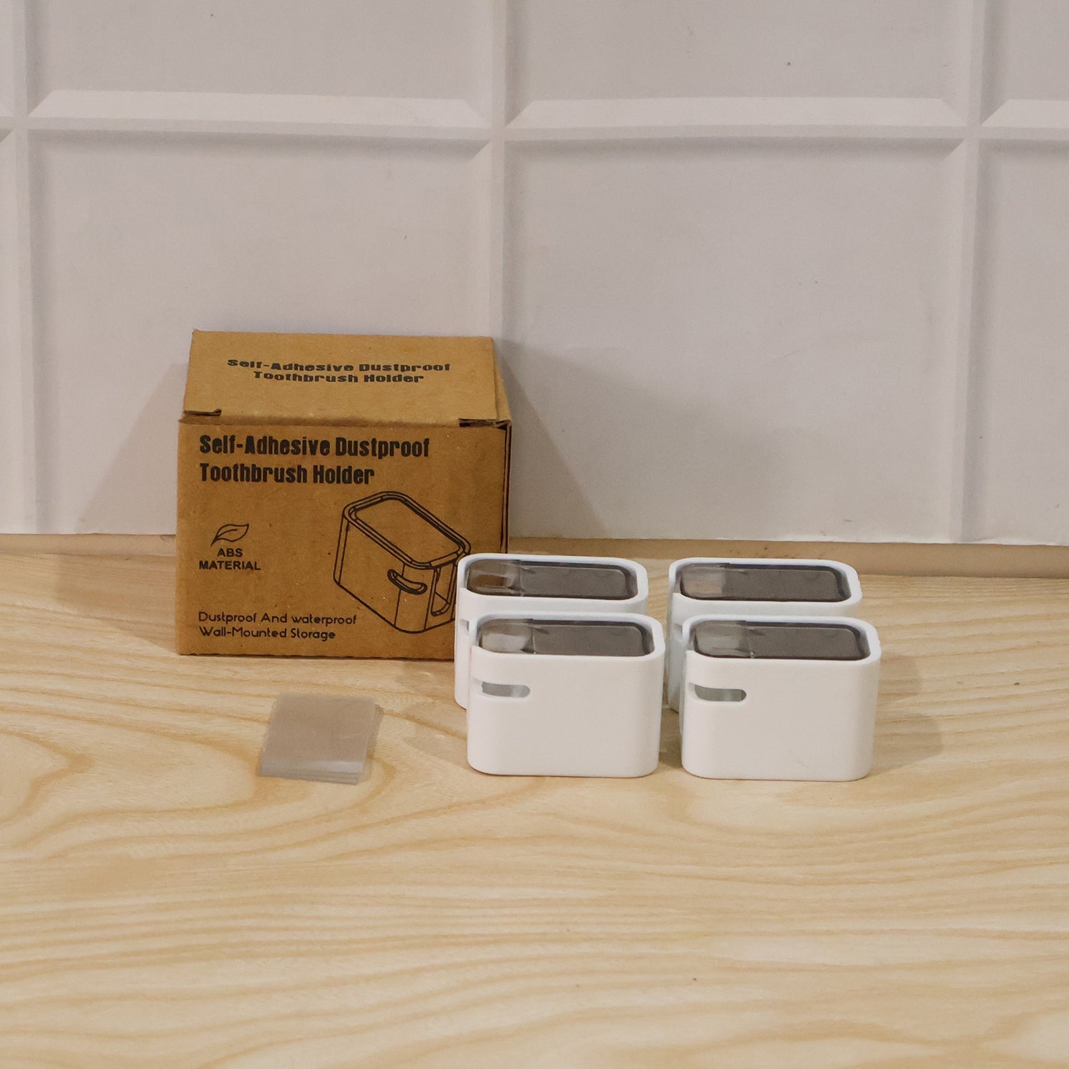 Toothbrush holder bathroom use