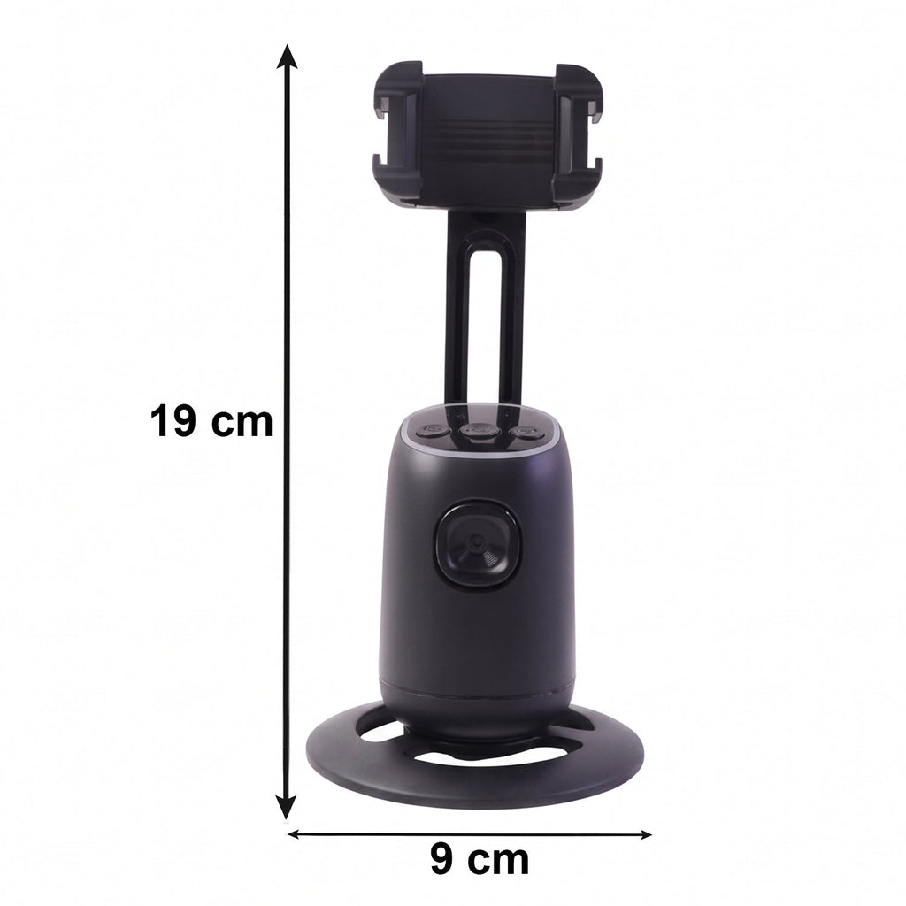 Auto tracking mobile holder for video recordings and calls
