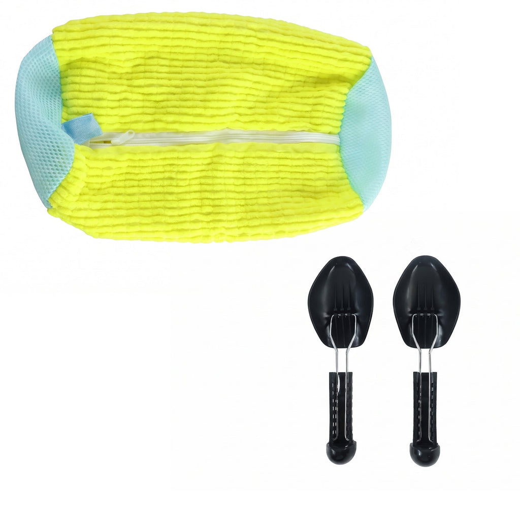 Durable zippered shoe wash bag for trainers and canvas shoes