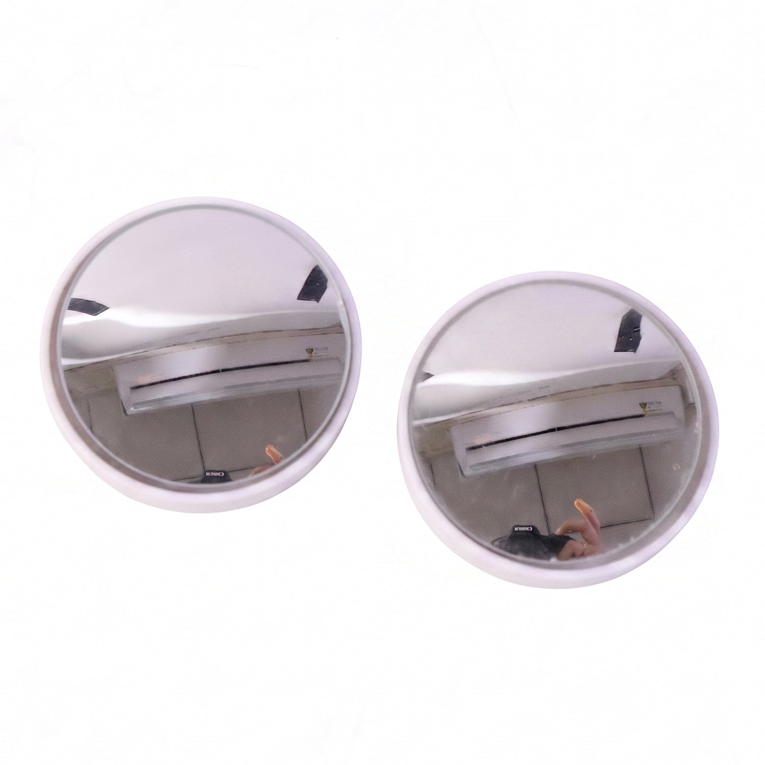 Set of 2 adjustable wide angle mirrors for car side mirrors