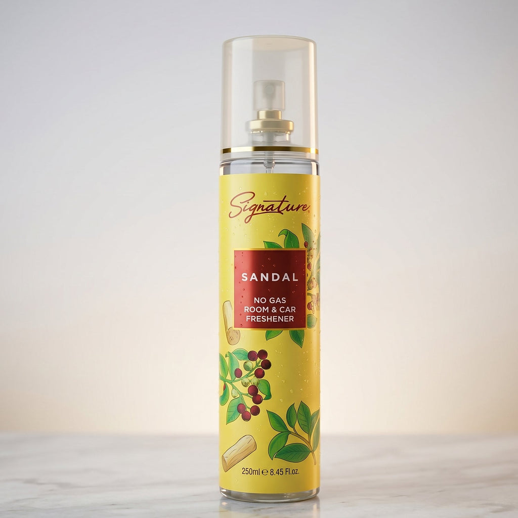 Home fragrance sandalwood spray for indoor and vehicle use