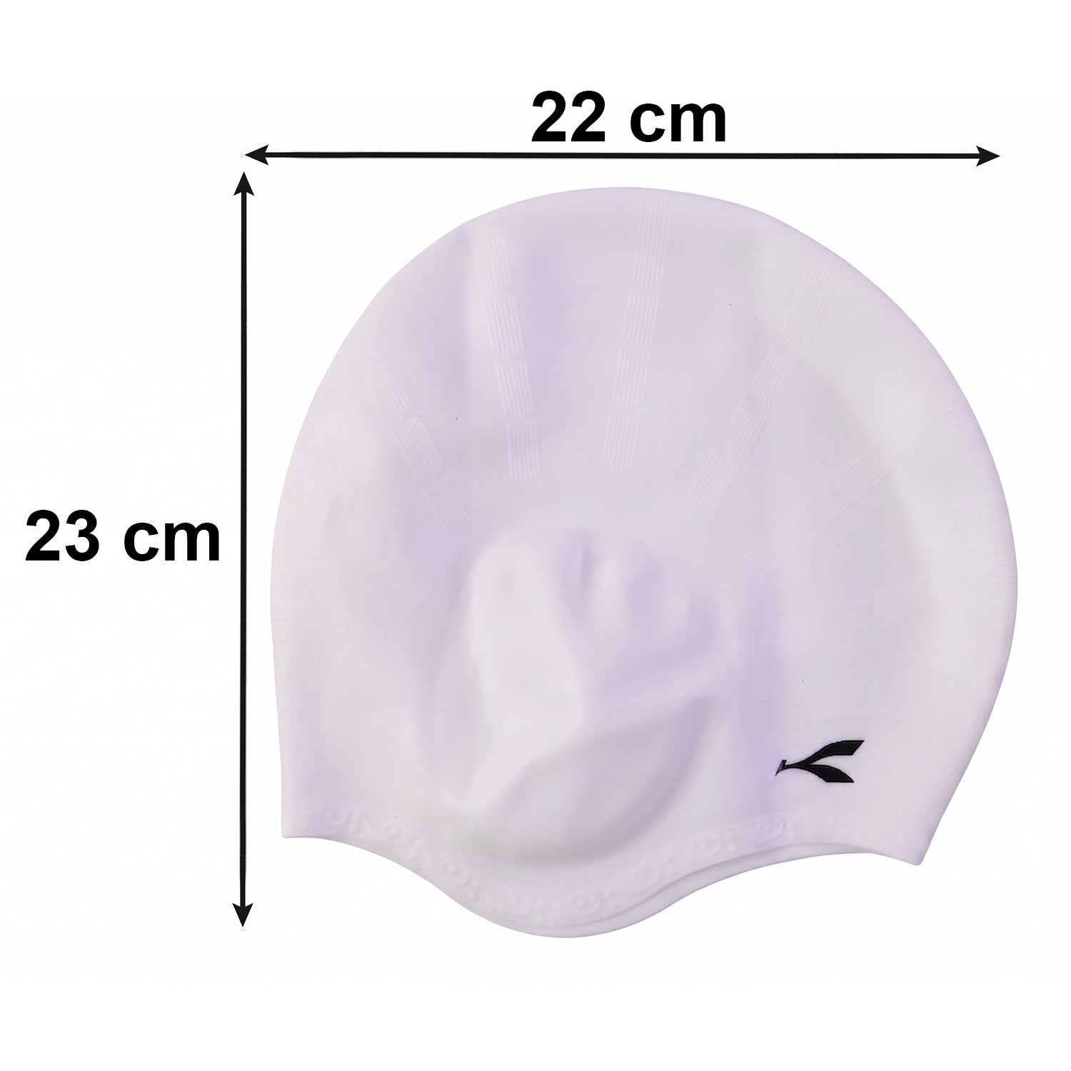 Pool-friendly waterproof swimming cap
