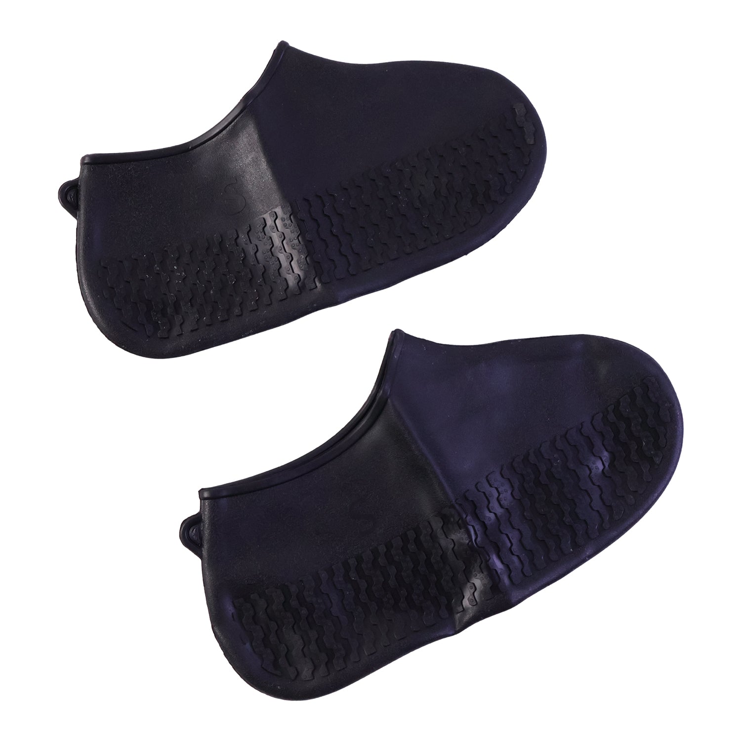 Design of black silicone waterproof rain shoe cover shoe covers
