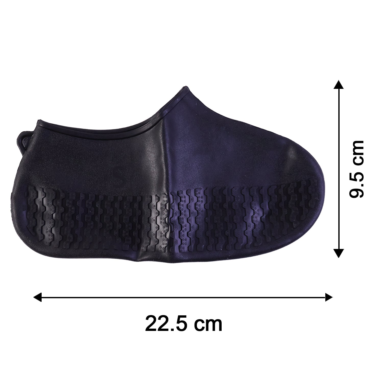 Size guide for waterproof silicone rain shoe covers