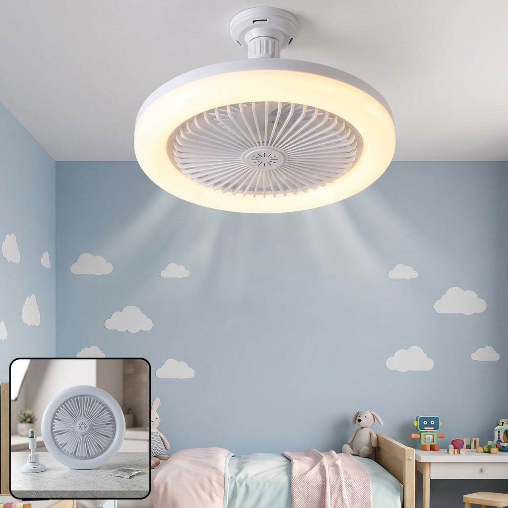 2 in 1 LED ceiling fan light