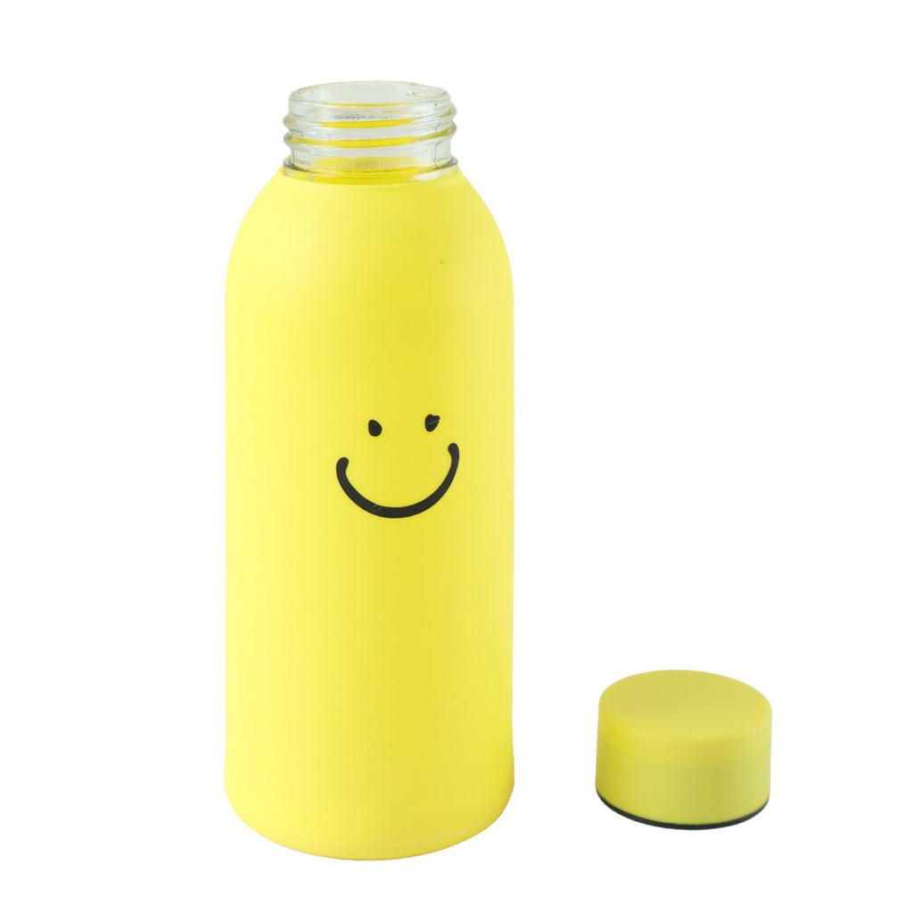 Travel glass bottle leak proof cap detail