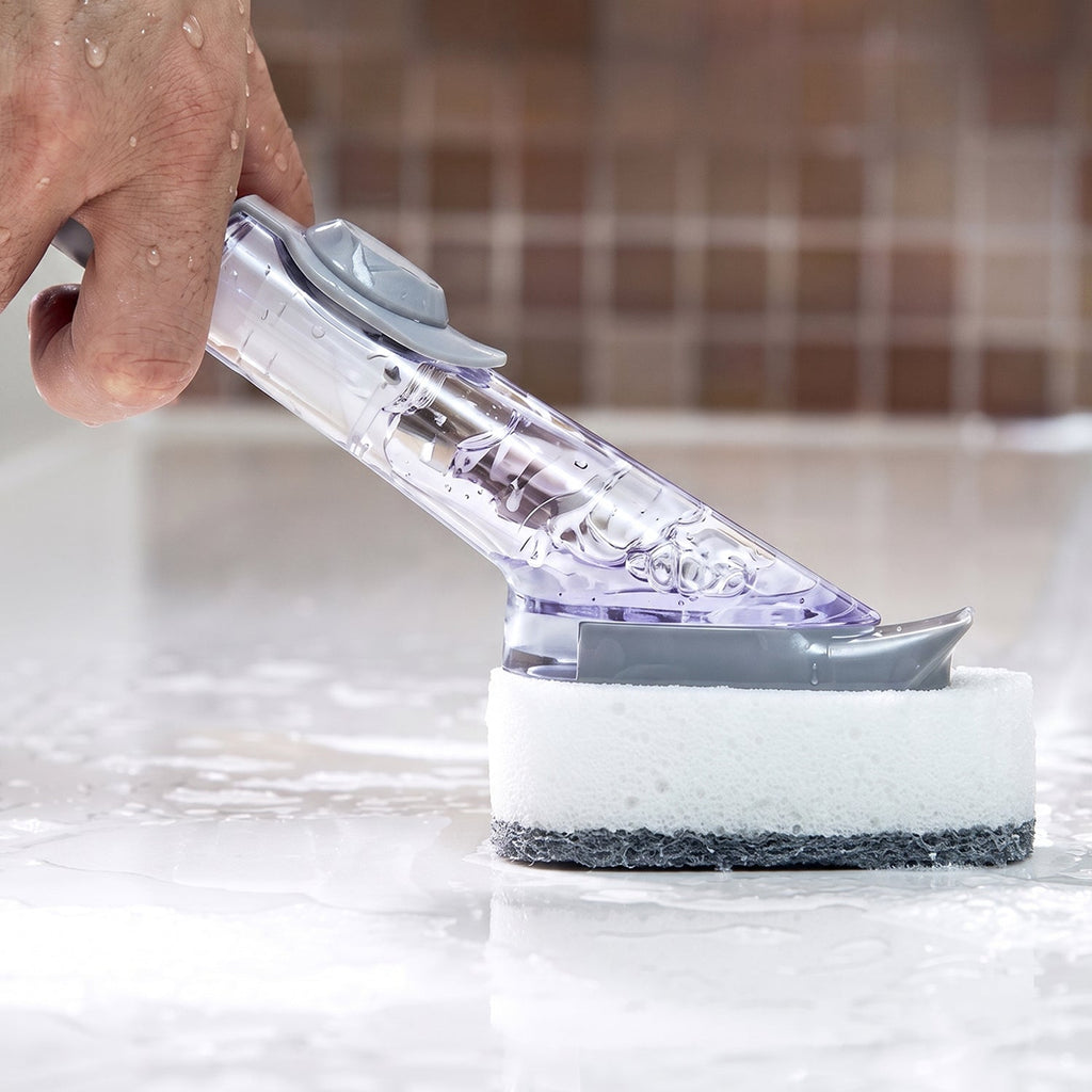 Kitchen dish brush handle grip