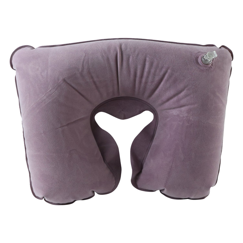 Travel pillow wearing view