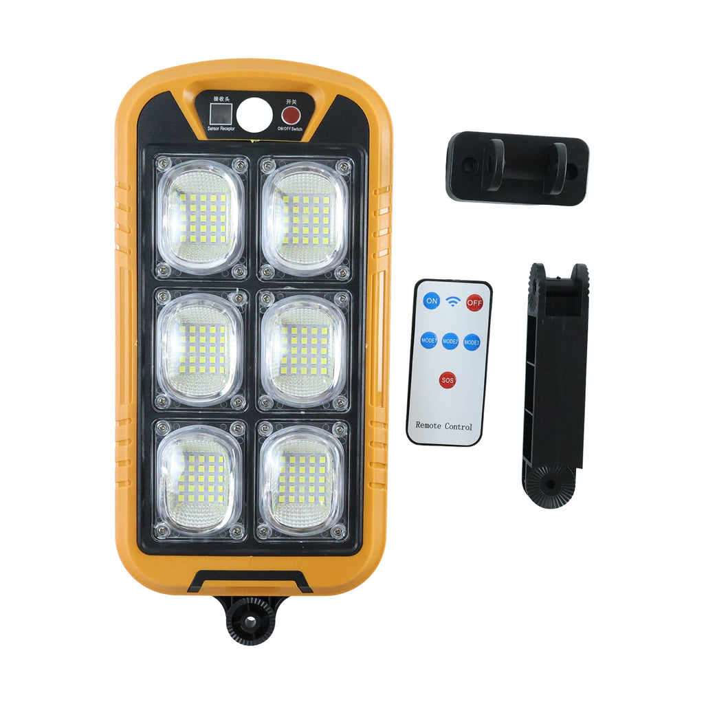 Motion activated solar wall lamp with bright LEDs