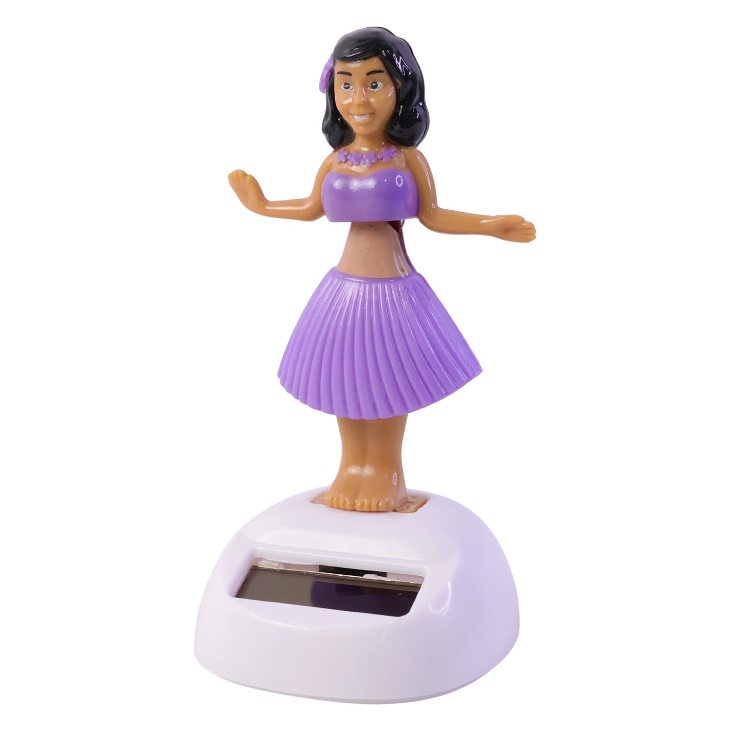 Swinging solar powered doll toy for car, home and office decor