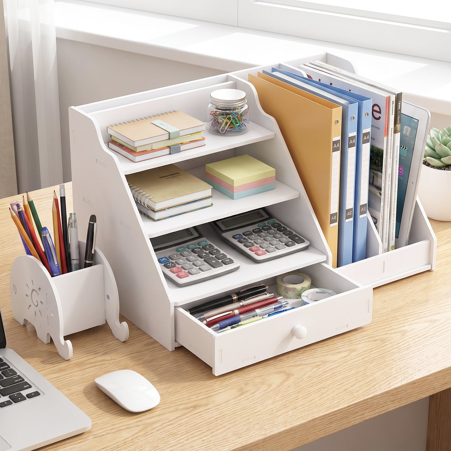 Desk organizer office table use