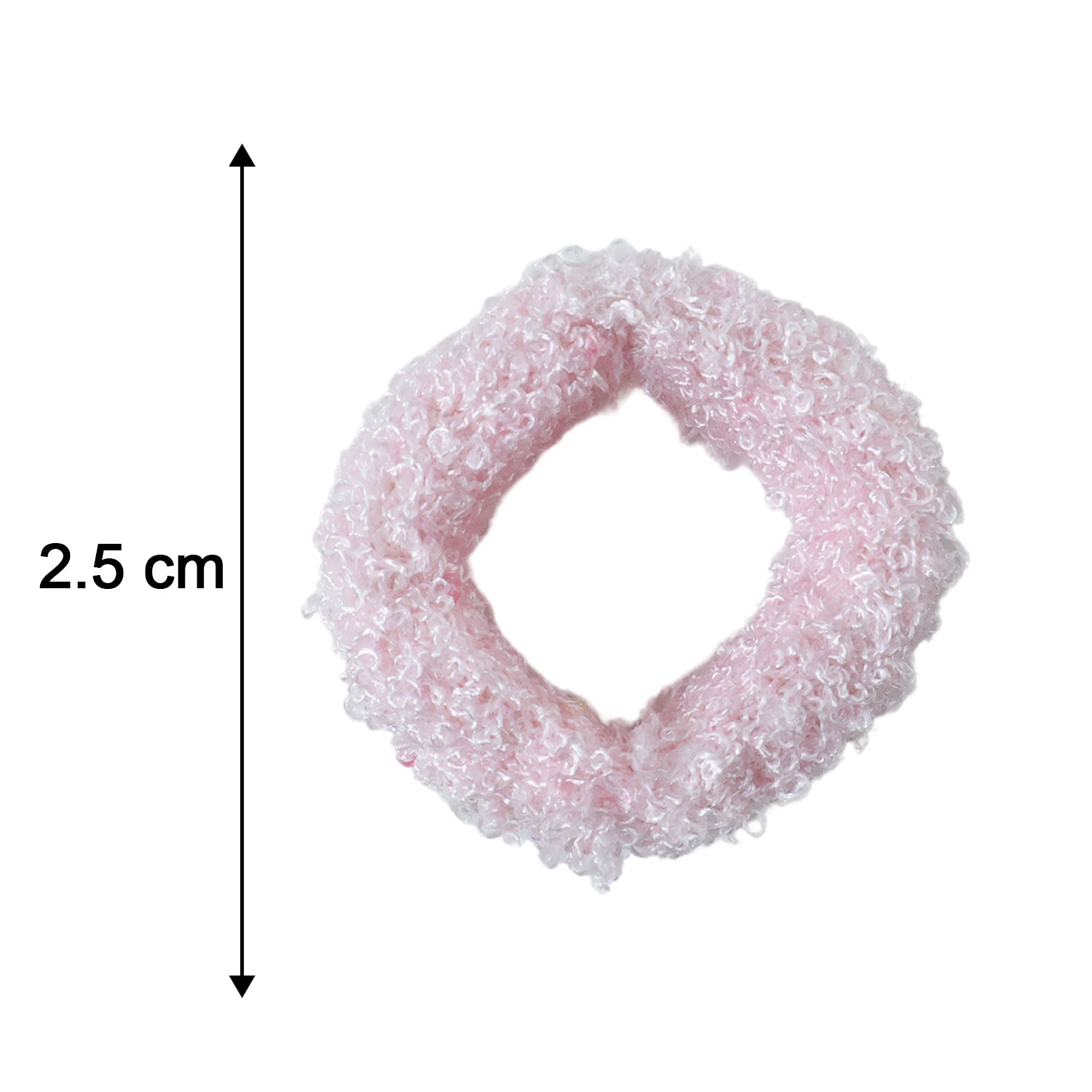Size comparison of elastic hair bands