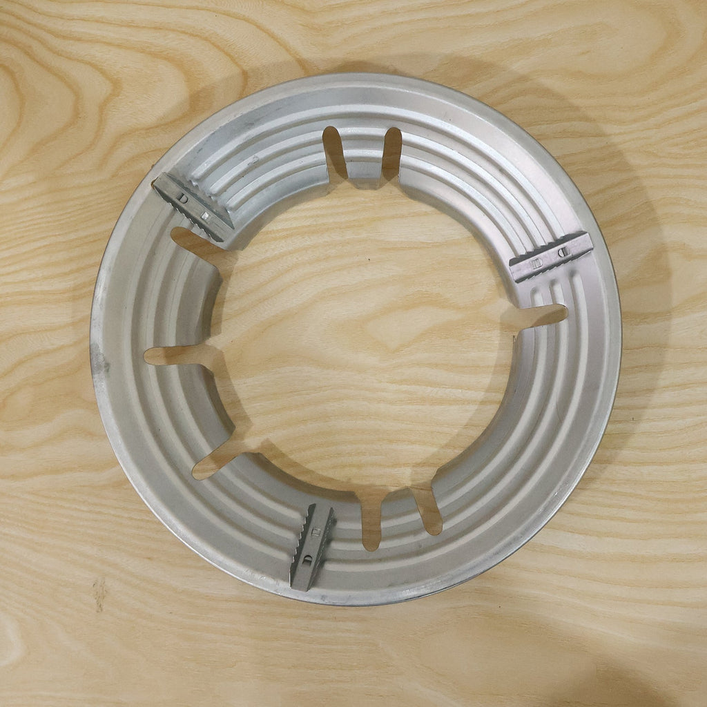 Stainless steel burner stand for even cooking on gas stoves