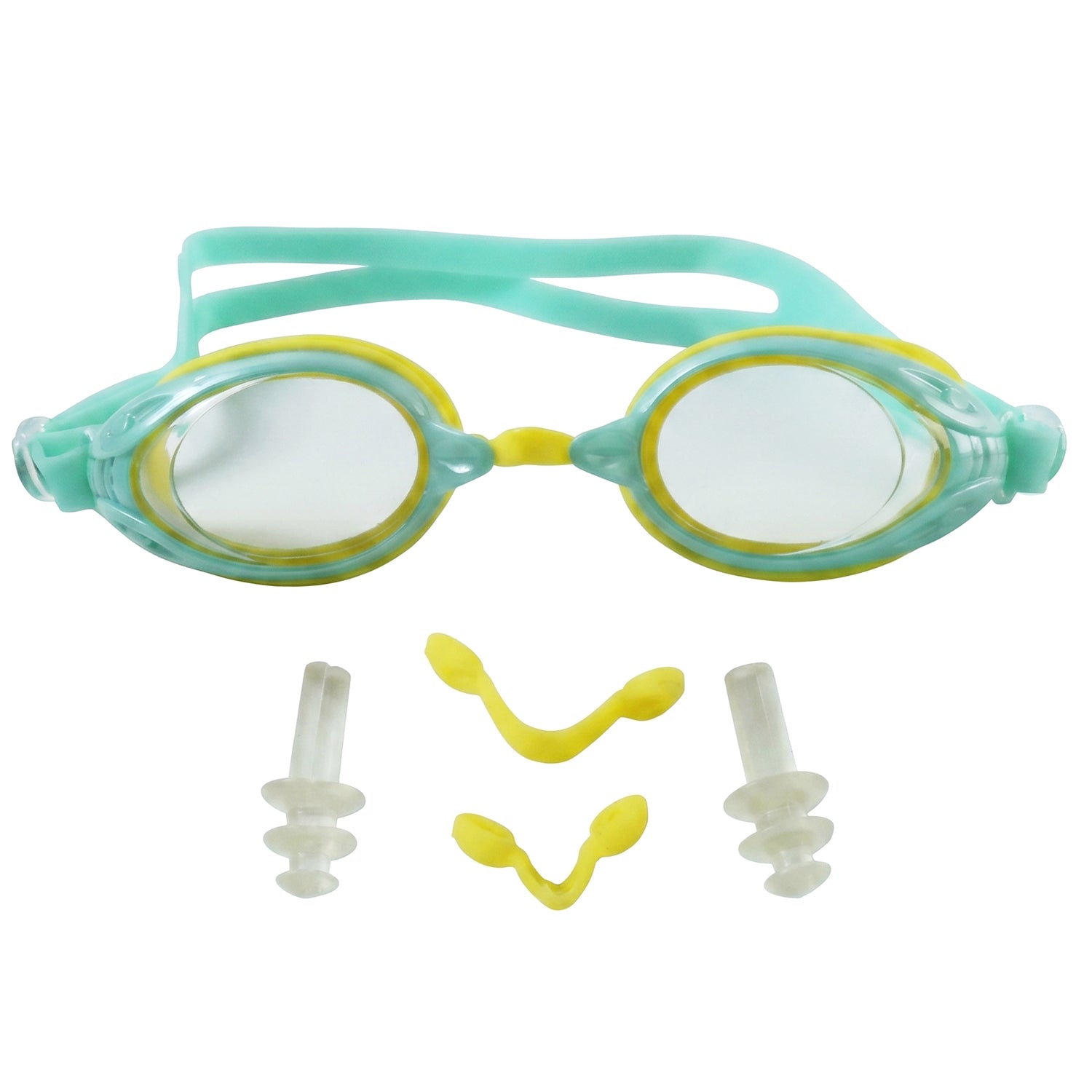 Adjustable strap swimming goggles designed for kids