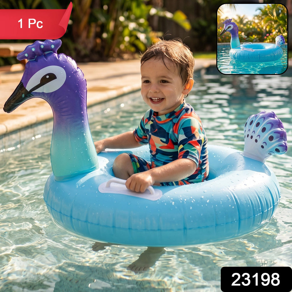 Soft inflatable swim ring for children’s pool and beach activities