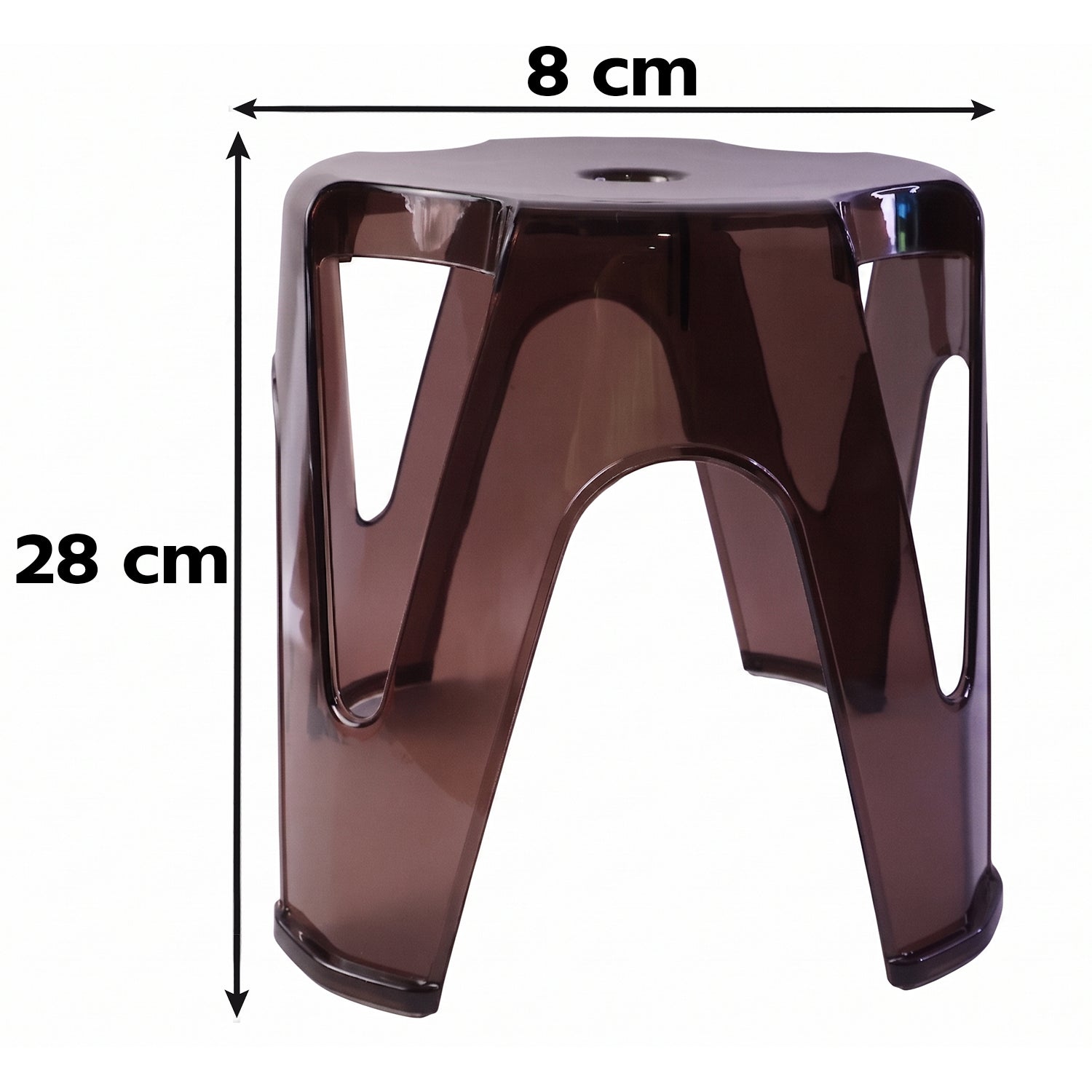 Plastic stool size guide