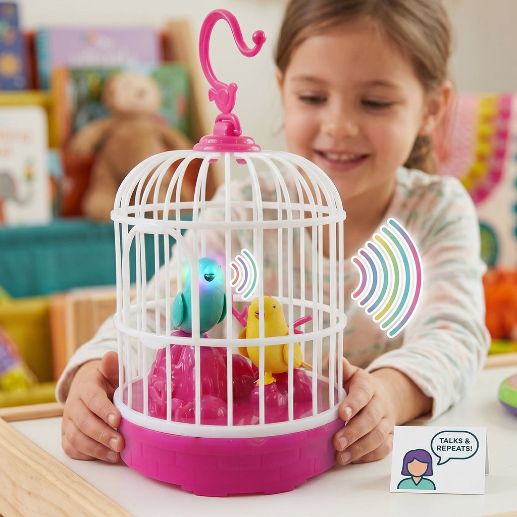Sound repeat bird toy kids
