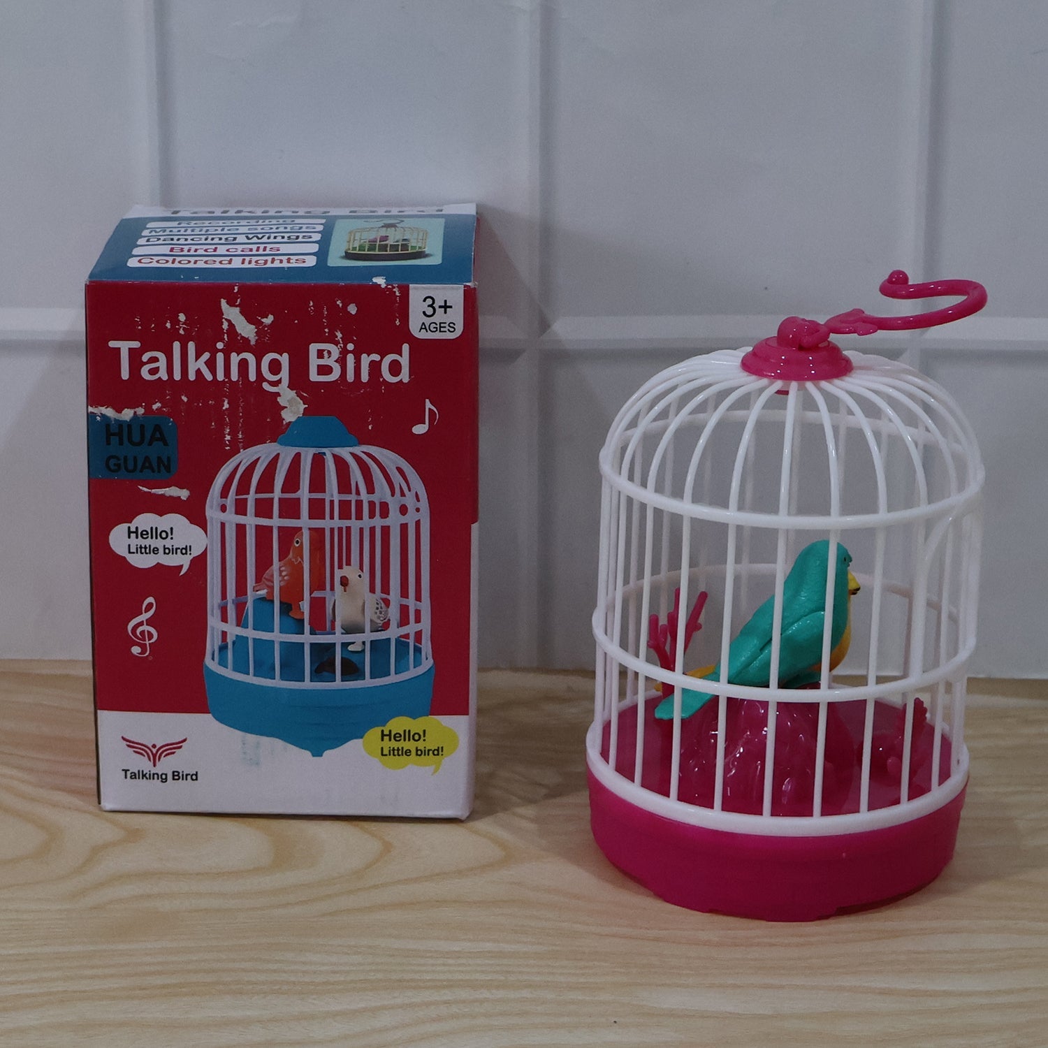Talking bird toy kids play use