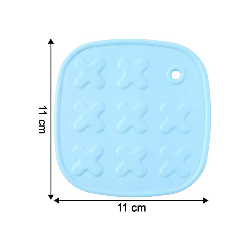 Close-up of textured, non-slip surface on a heat-resistant cup coaster