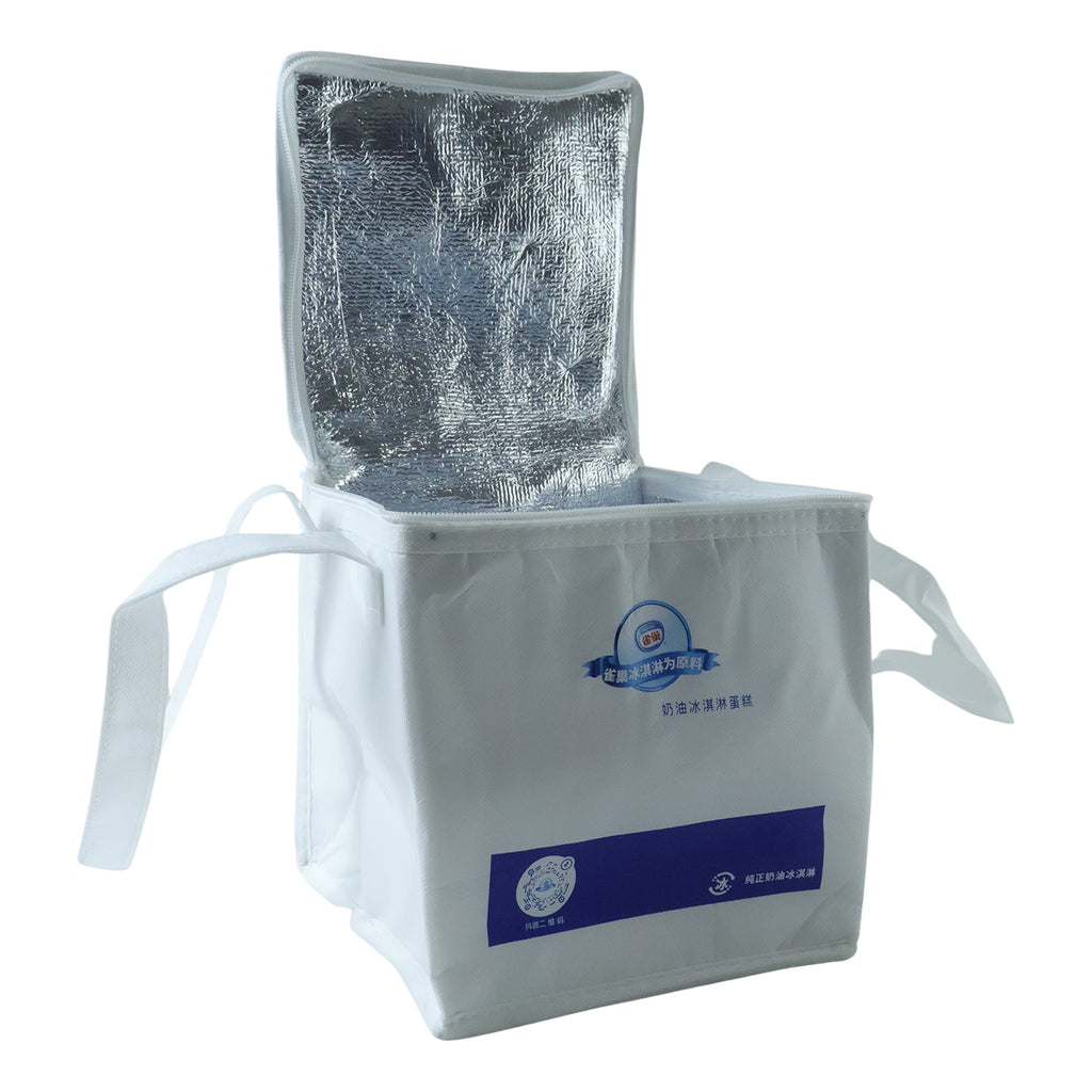 Reusable insulated food carry bag for picnics office or school