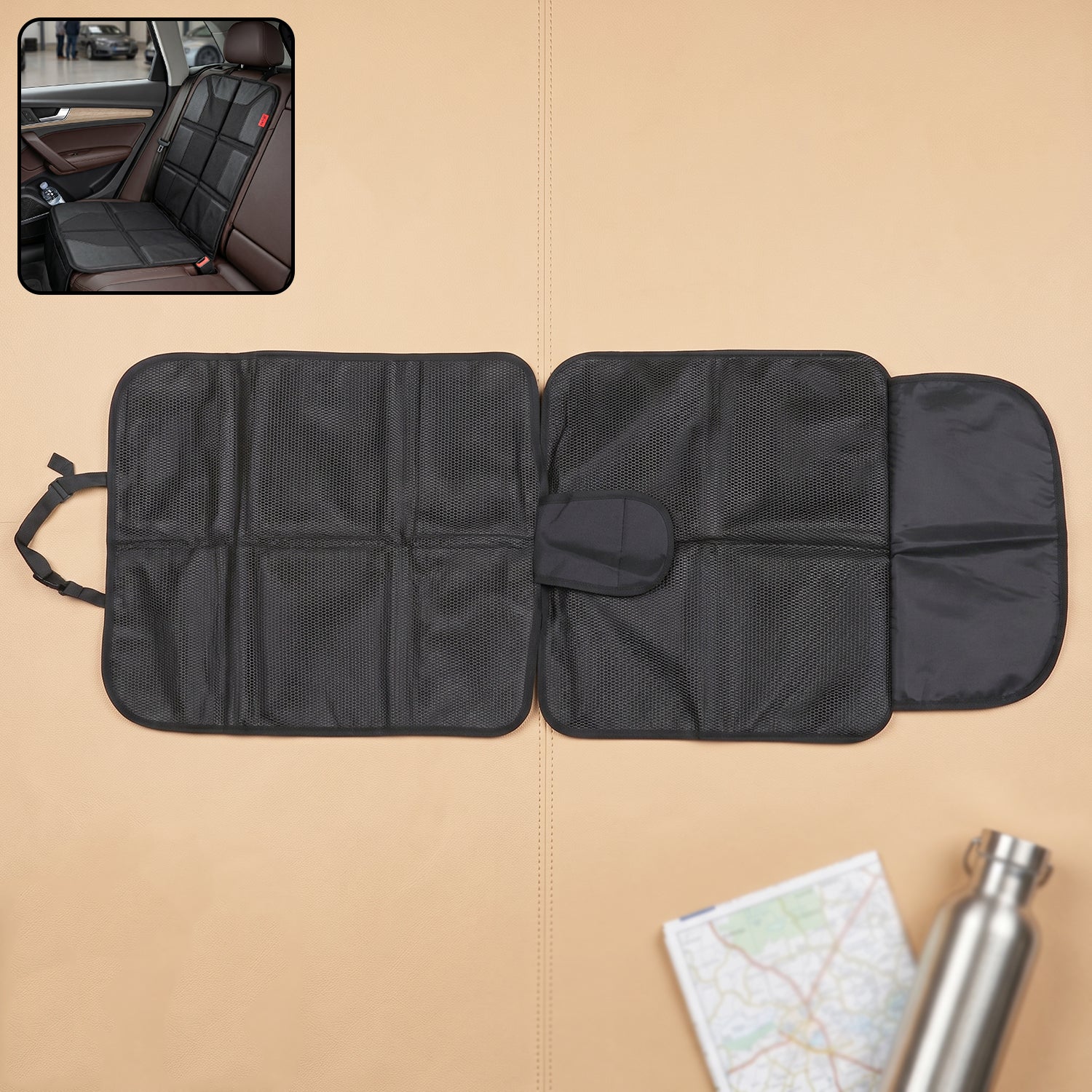 Seat protector back view