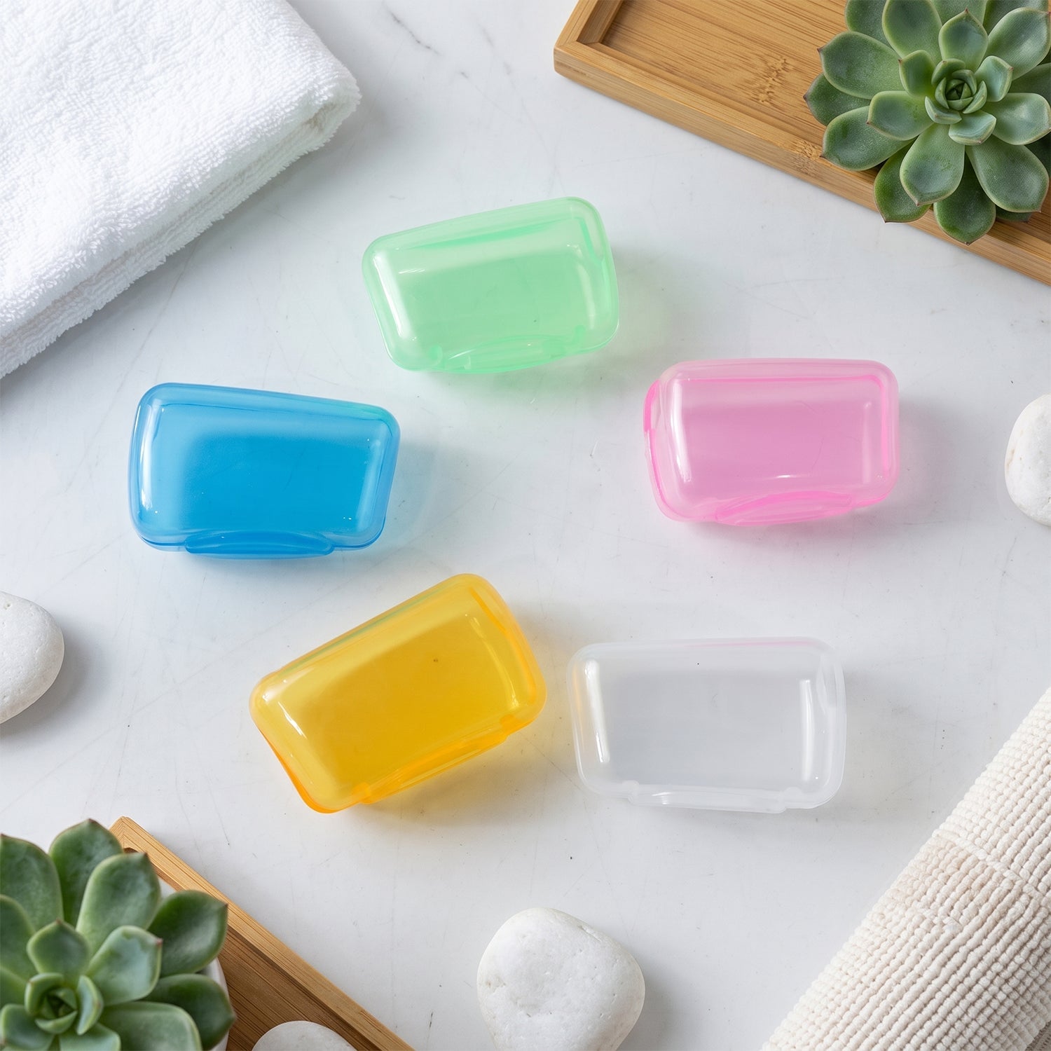 Portable toothbrush cover set for clean brush heads