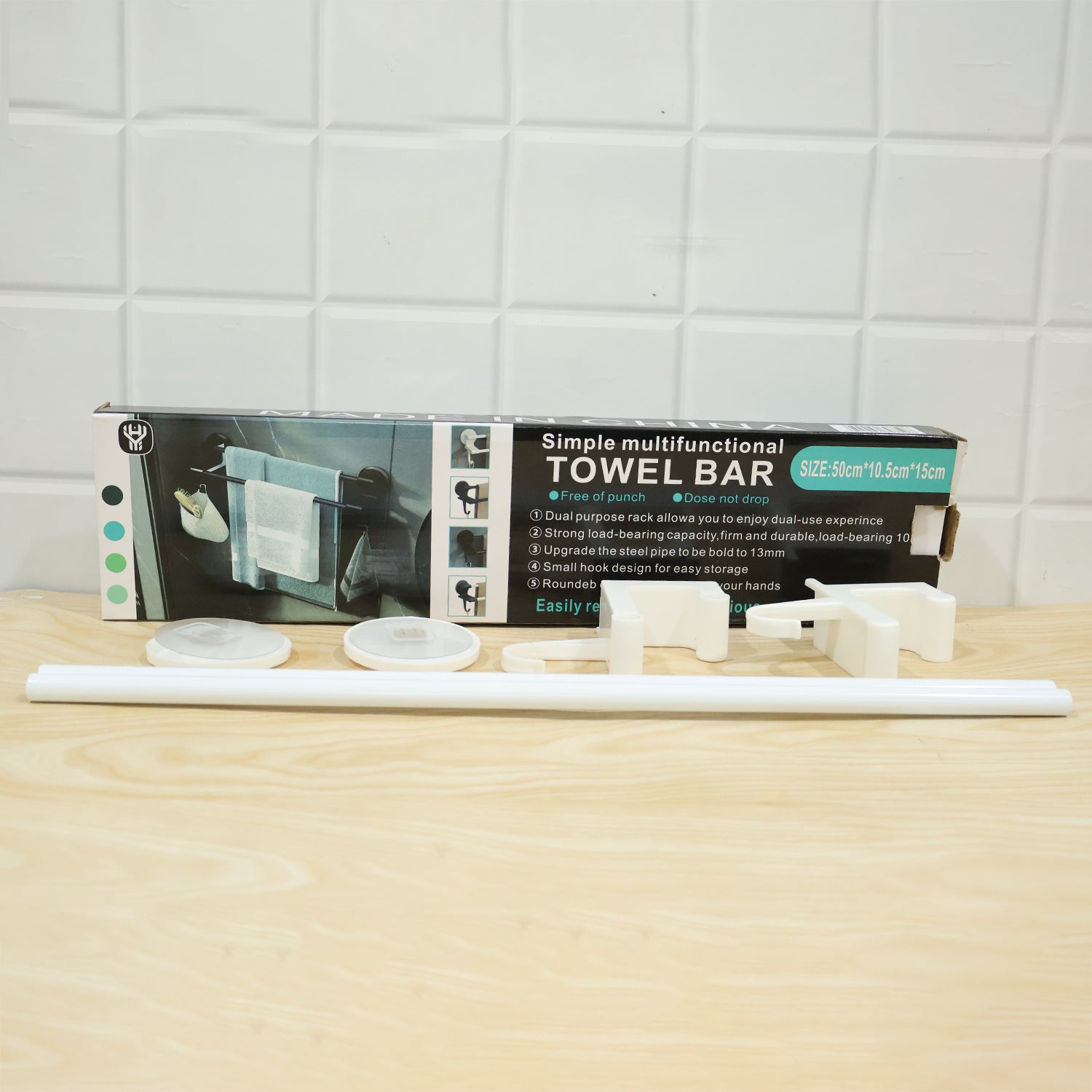 Wall towel holder rack 1 pc