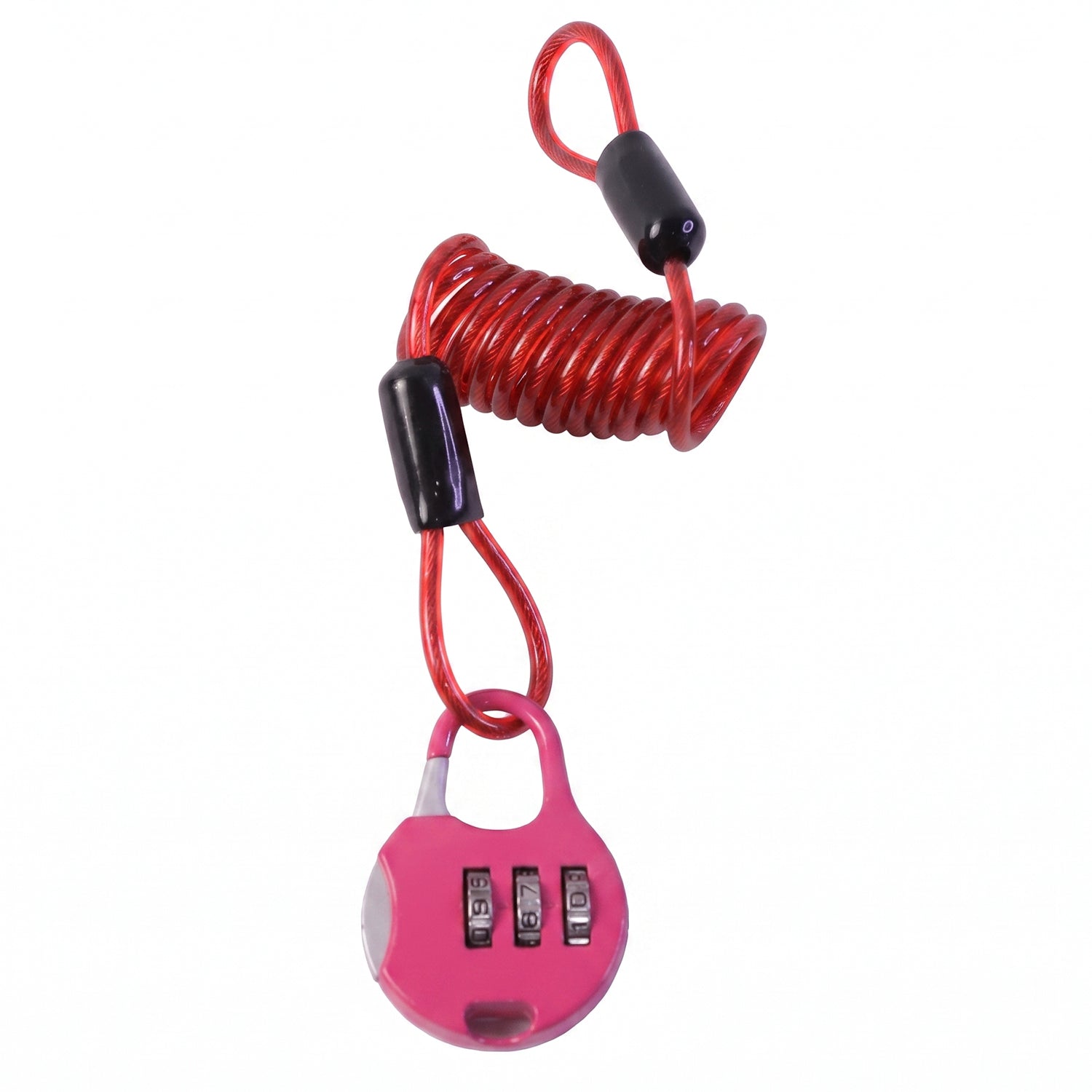 Cable lock number dial detail