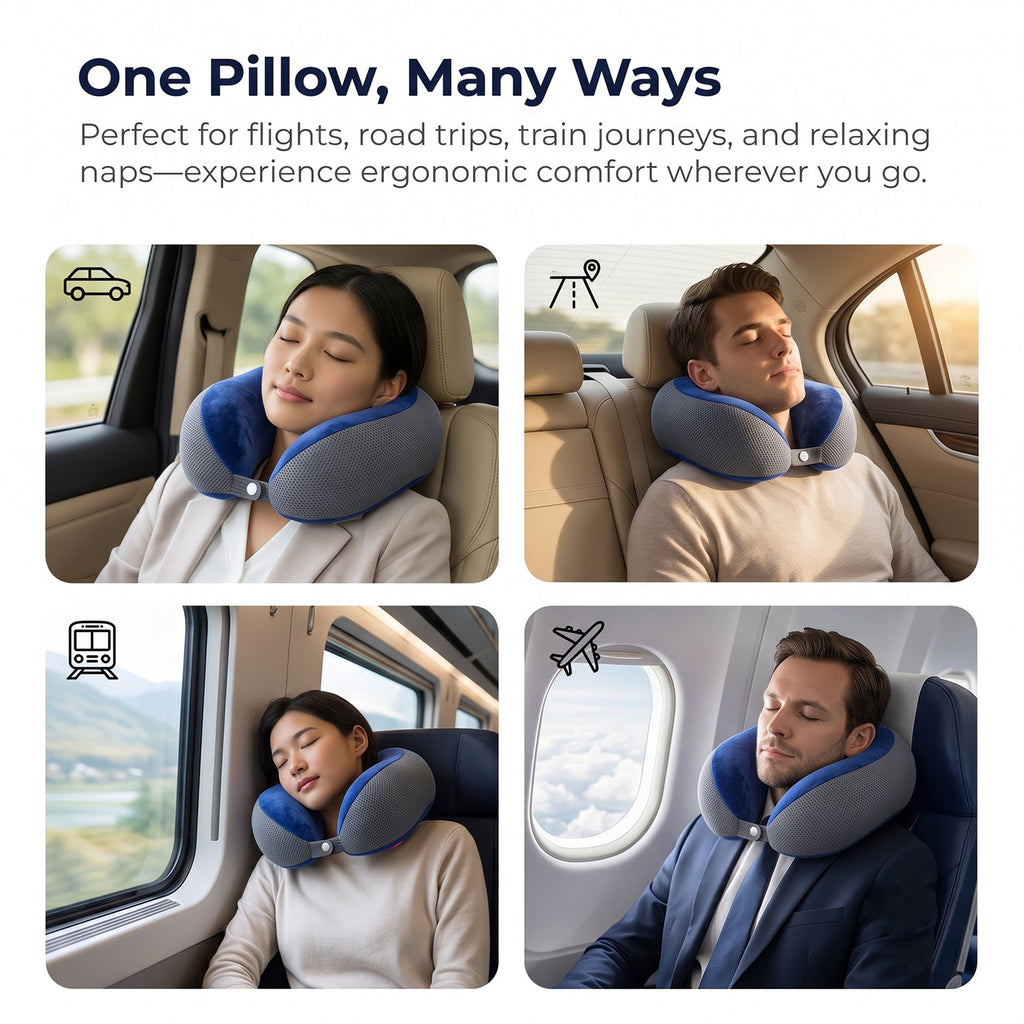 Memory foam pillow soft support