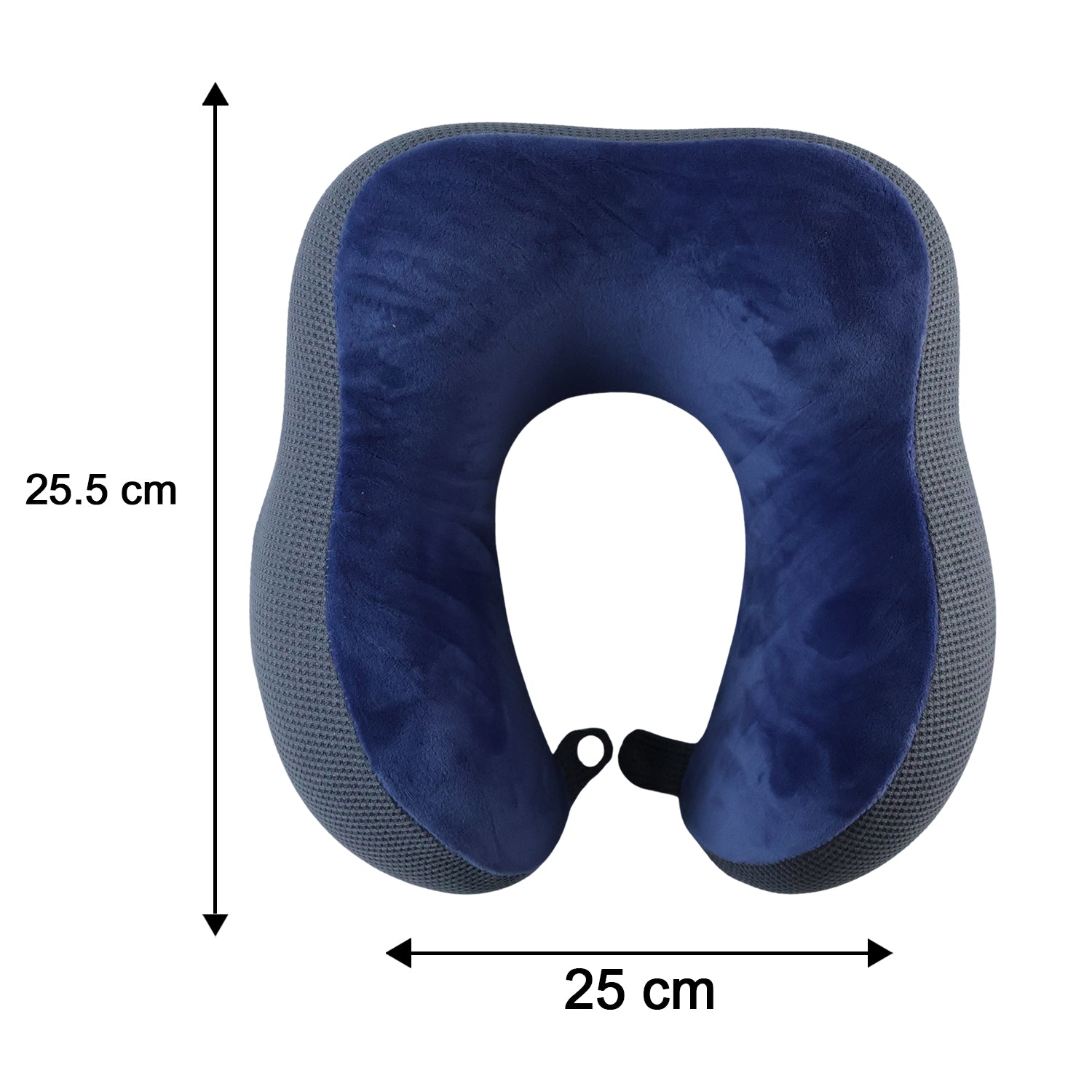 U shape pillow fabric close view