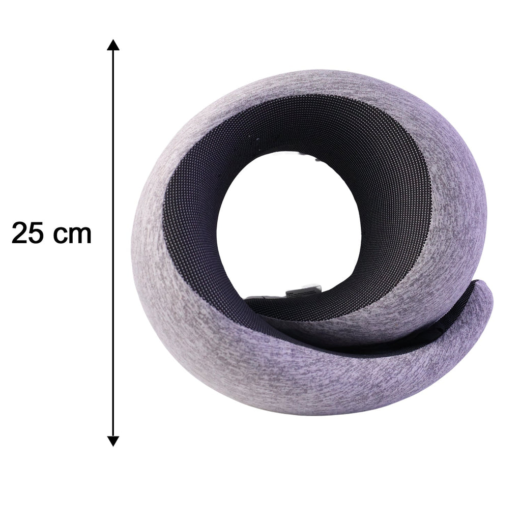 Comfortable travel pillow for head and neck support