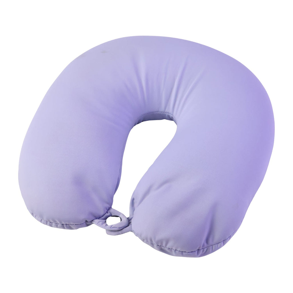 Plush travel pillow for head and neck support on trips