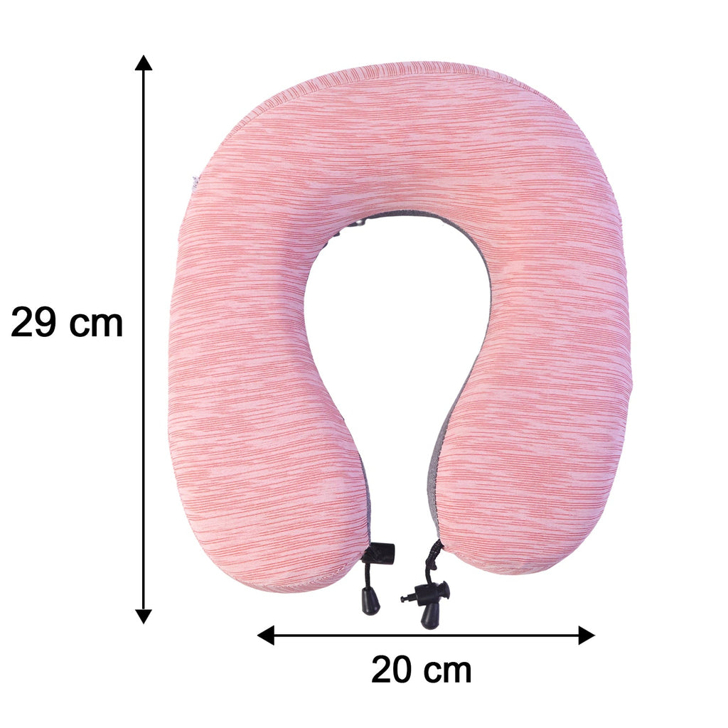 Cosy U shape pillow for long journeys and office naps