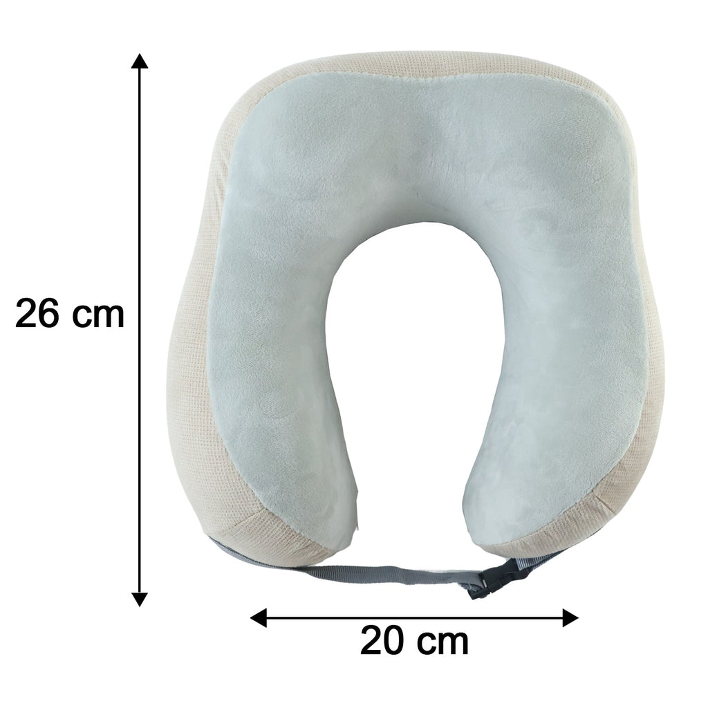Supportive U shape pillow for long journeys and office naps