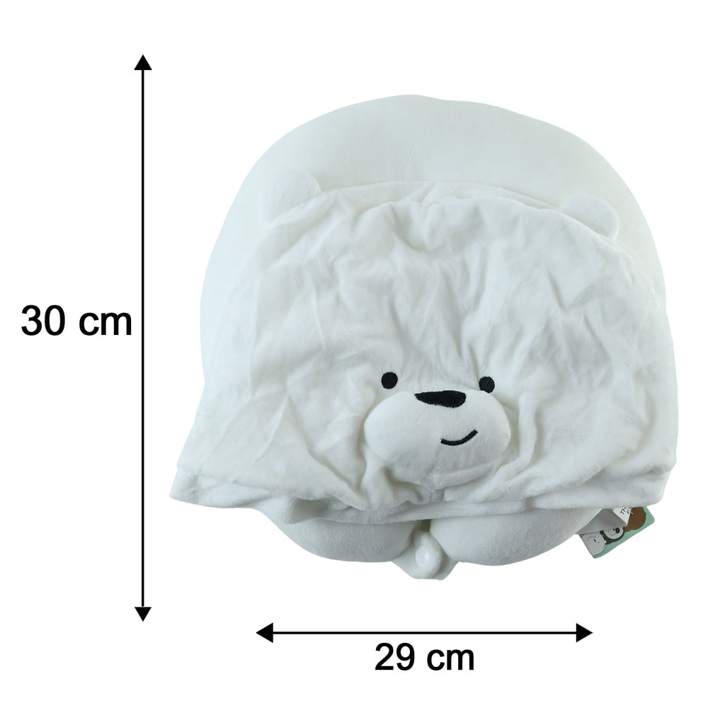White bear pillow soft fabric