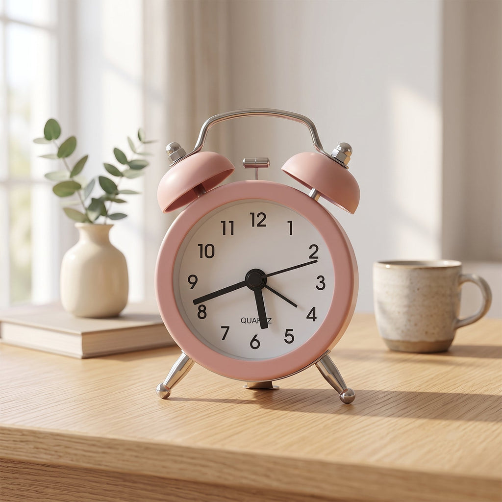 Analog clock loud ringer bells