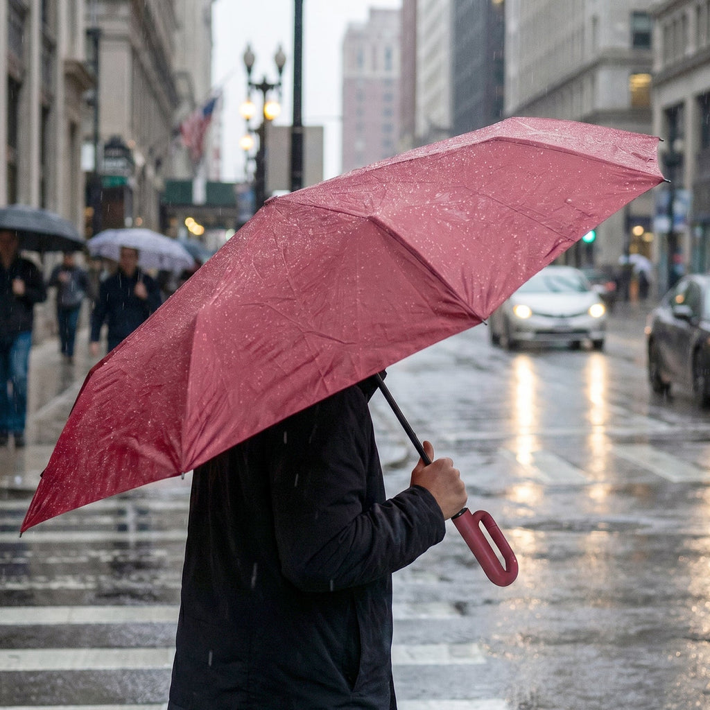Umbrella folding detail