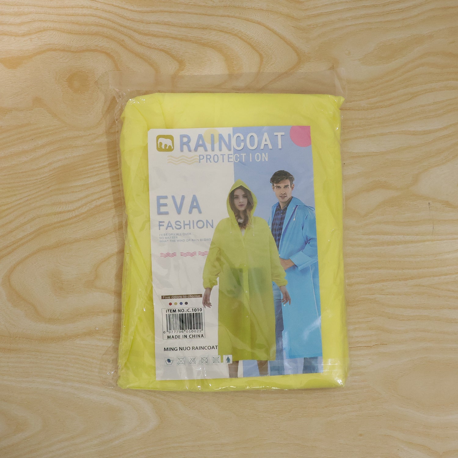 Fashionable EVA rain coat 1 pc