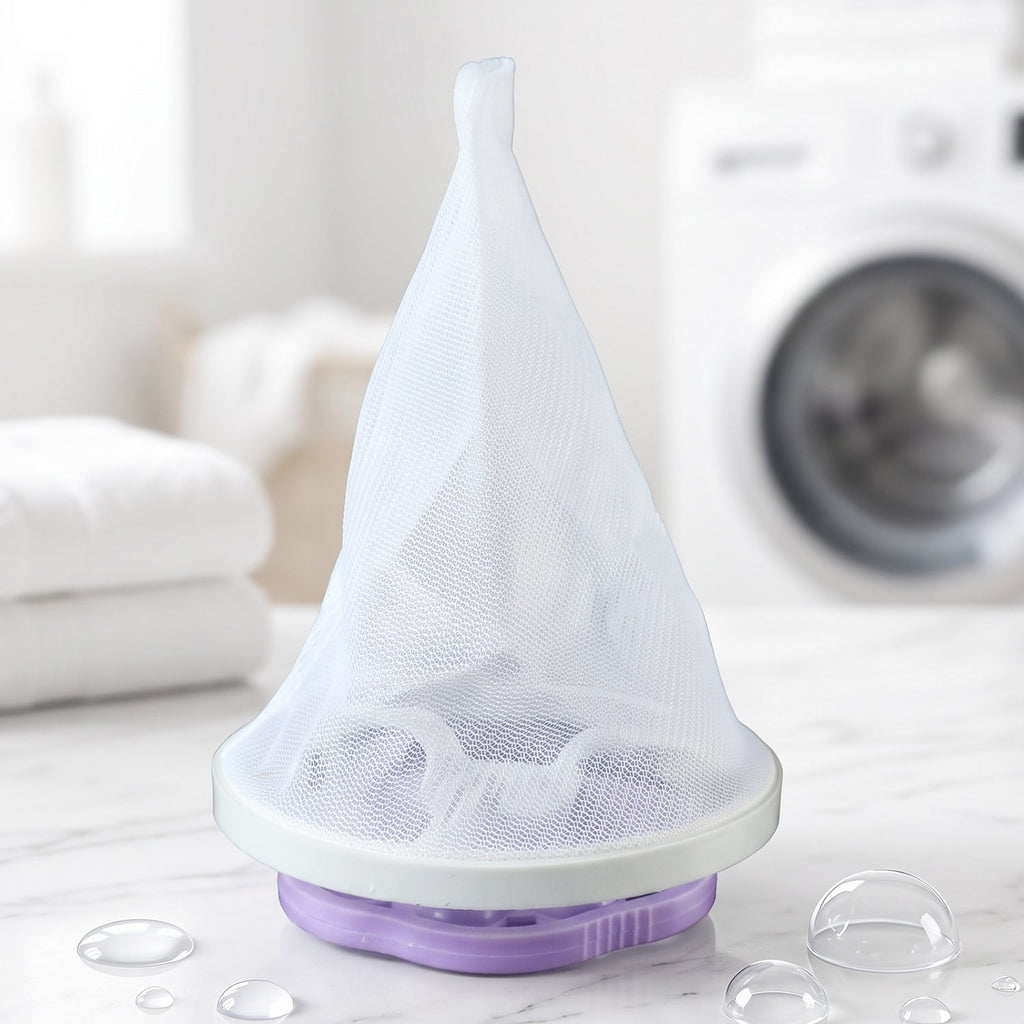Hair catcher washing machine use