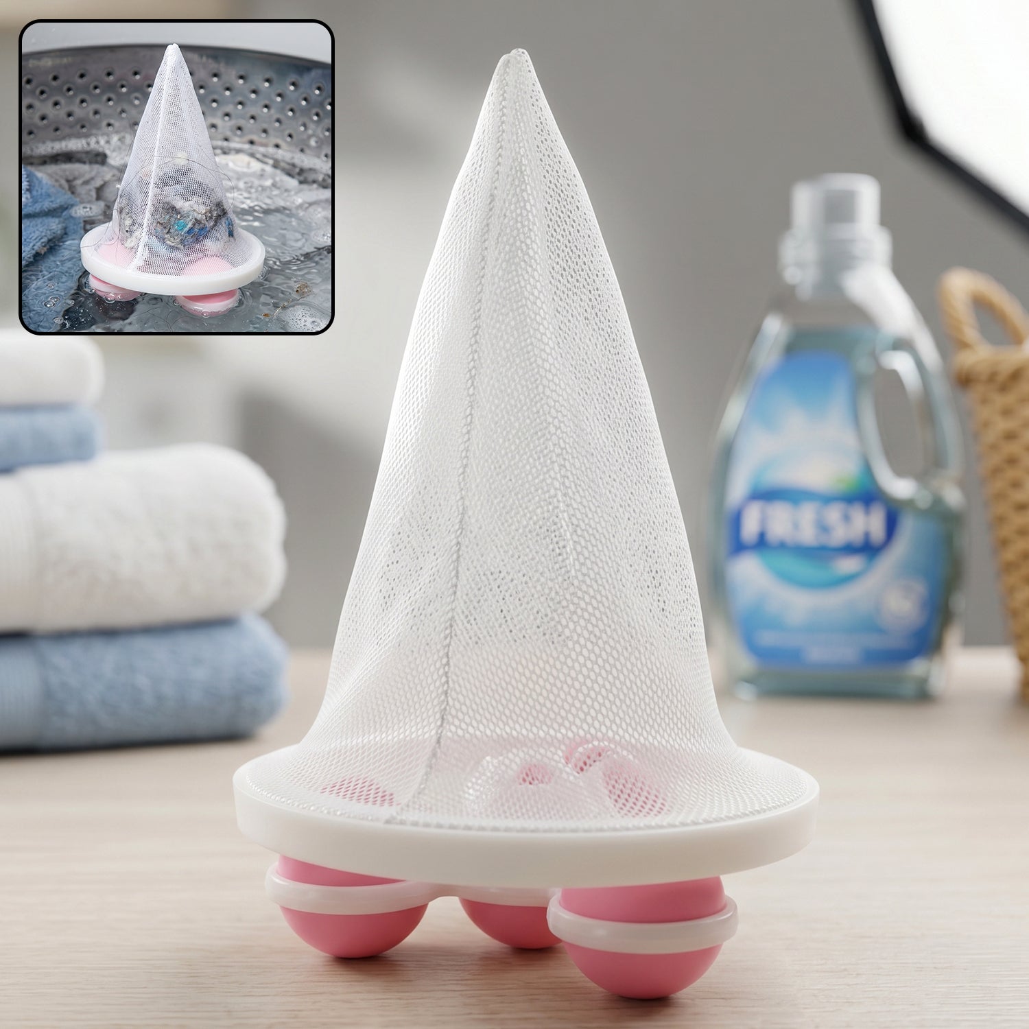 Efficient lint and pet fur catcher for washing machine drum
