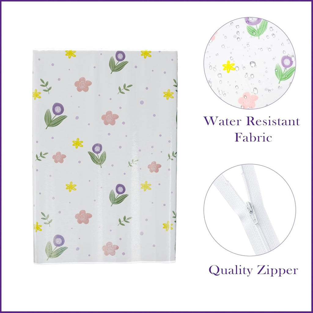 Dustproof washing machine cover shielding top load washer from dirt