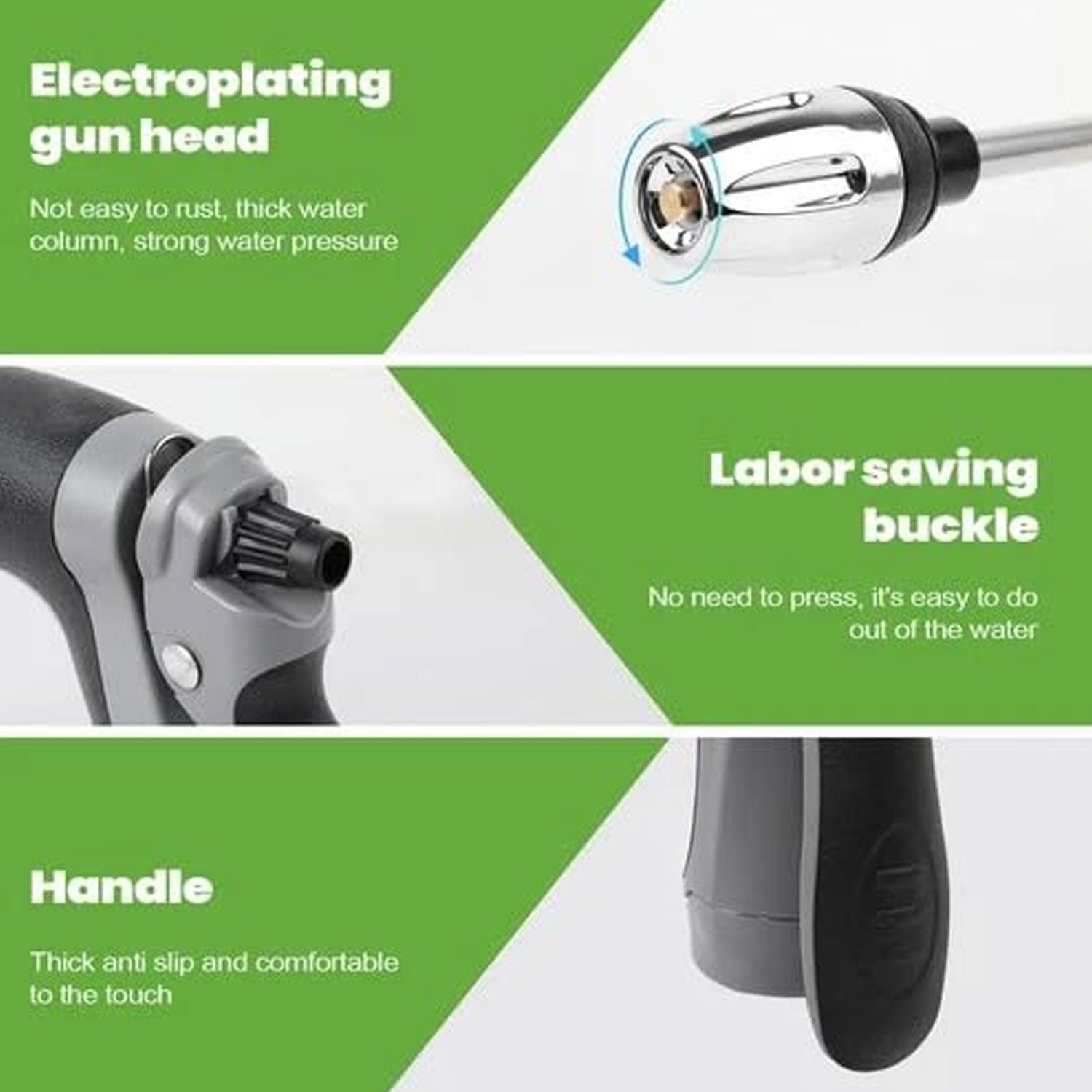 Spray gun nozzle detail
