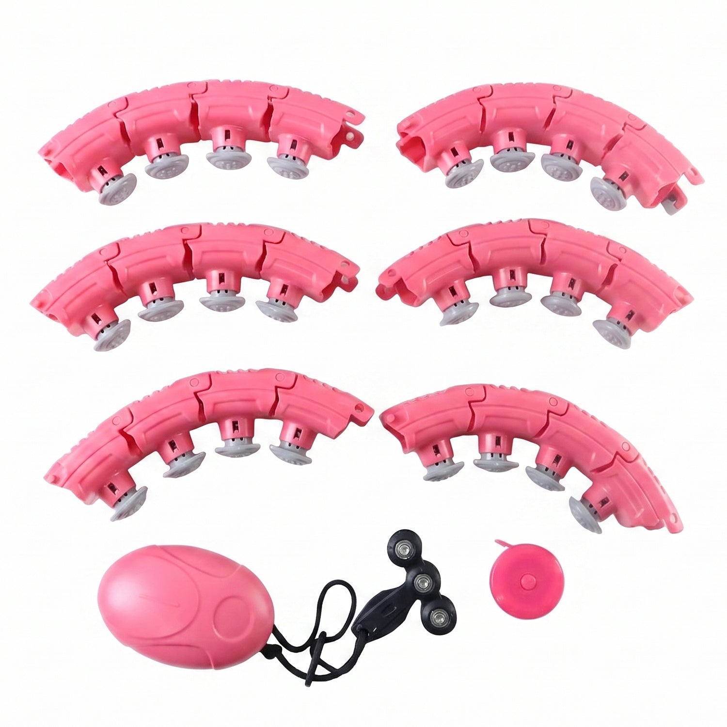 Waist slimming hula hoop with massage ball for shaping