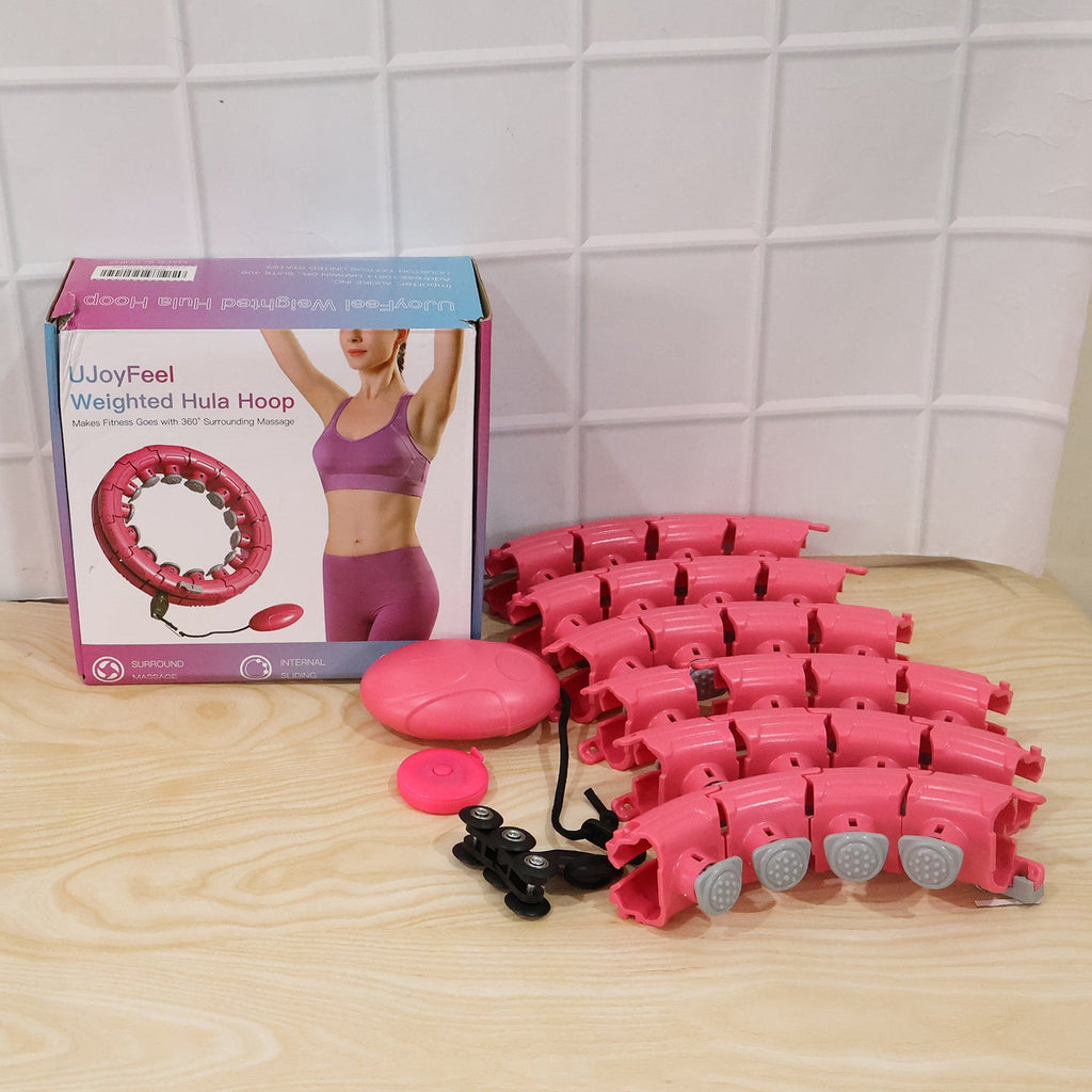 Adjustable exercise hula hoop for home fitness and slimming