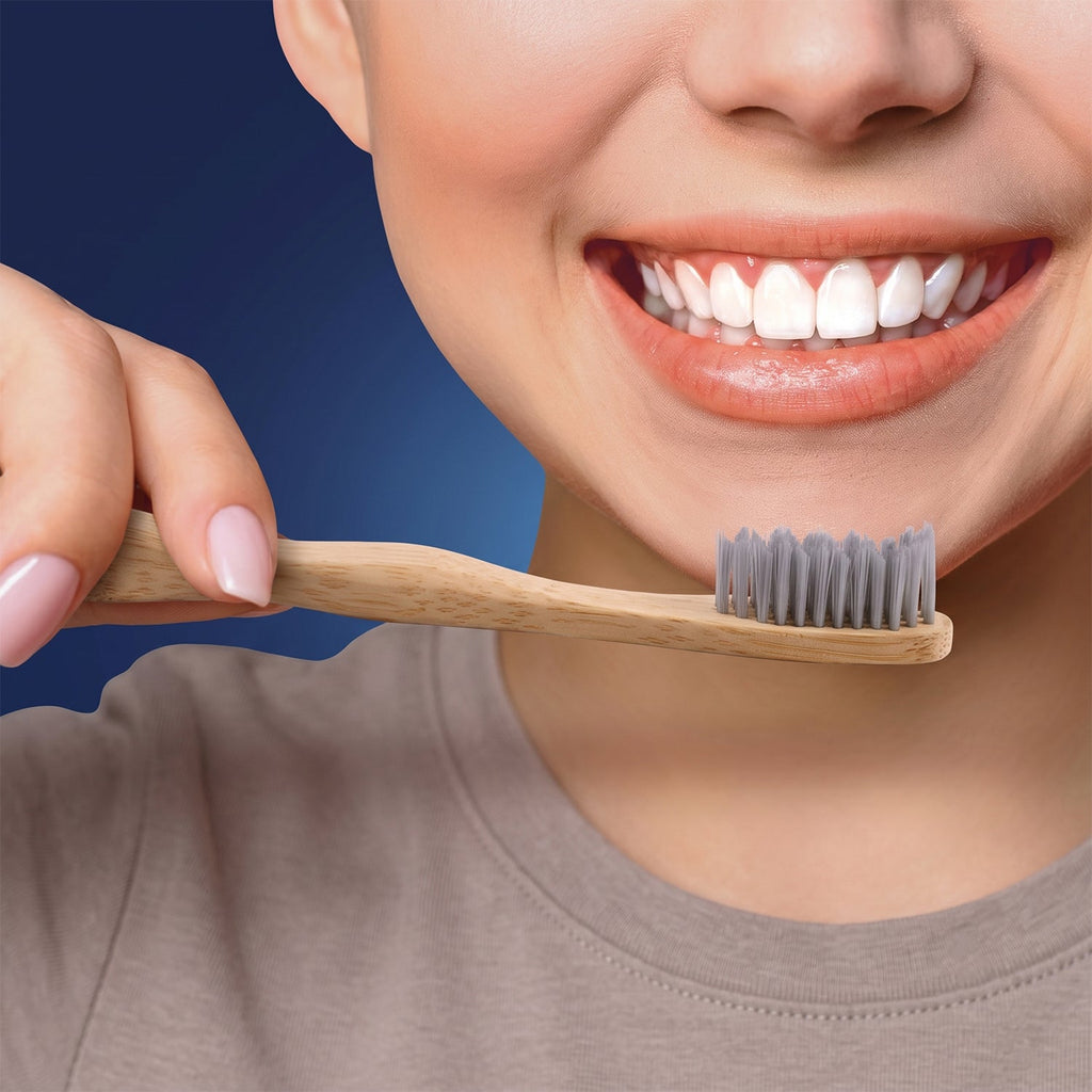 Sustainable wooden toothbrush for men and women